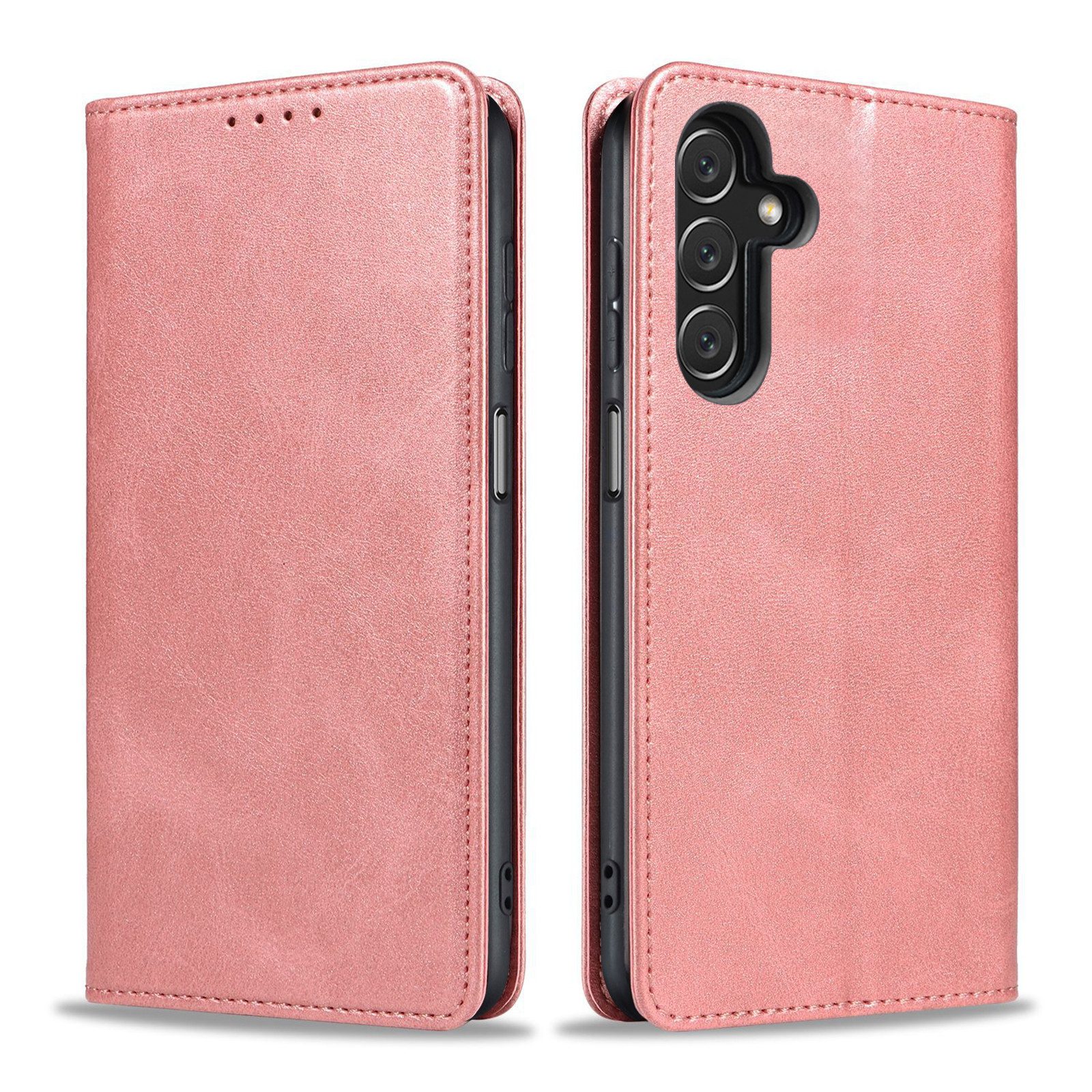 Tec-Expert Handyhülle Tasche Hülle für Samsung Galaxy A14 / Samsung Galaxy A14 5G 6.6 Zoll, 6.6", Cover Klapphülle Case mit Kartenfach Fliphülle aufstellbar