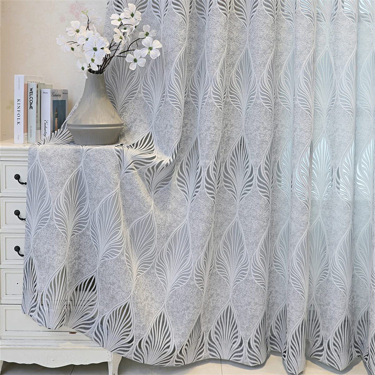 BYSURE Gardine, Ösen (2 St), halbtransparent, günstig online kaufen