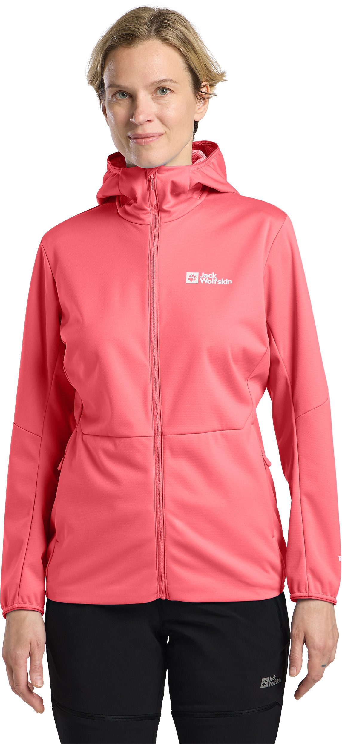 Jack Wolfskin Softshelljacke FELDBERG HOODY W mit zwei Hüfttaschen, atmungsaktiv, winddicht