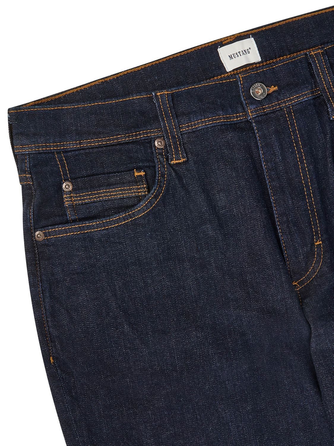 MUSTANG Straight-Jeans Herren Jeanshose Washington Straight Fit Denim Hose mit Stretch