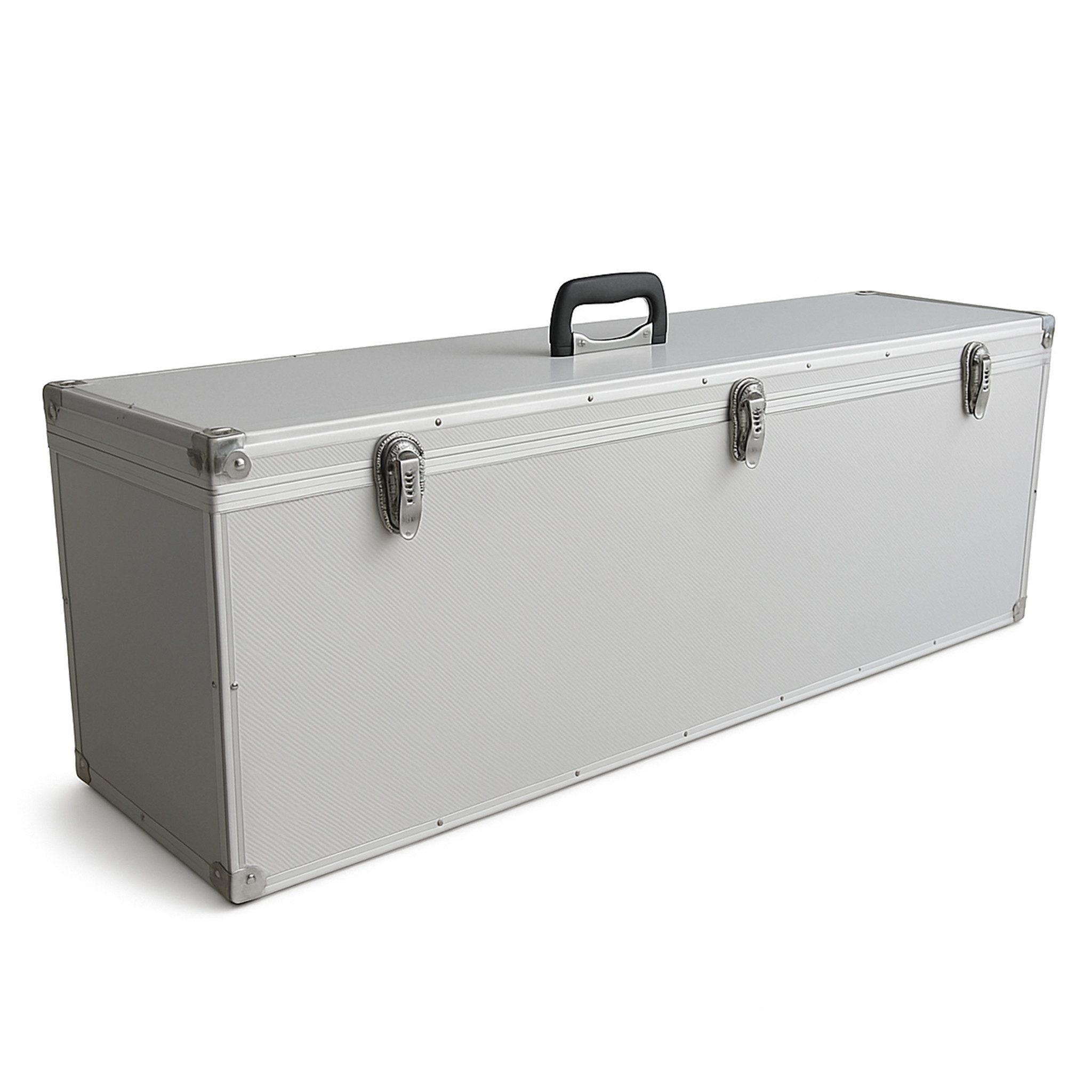 ECI Tools Werkzeugkoffer Koffer (LBH) 110x25x35cm Silber Deckel abnehmbar Messgeräte Musik EDV