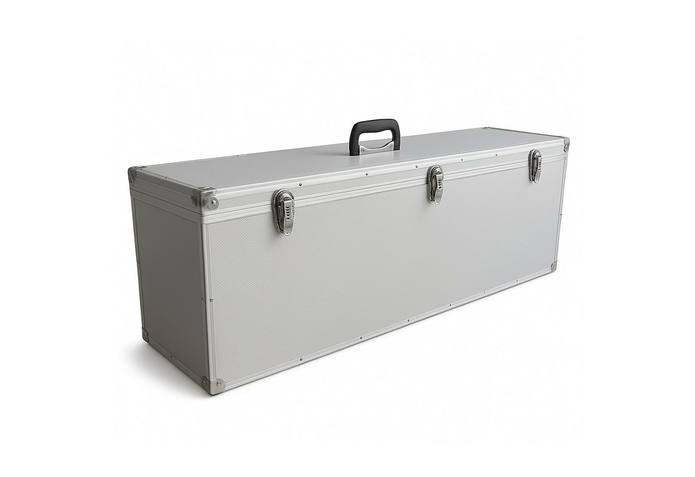 ECI Tools Werkzeugkoffer Koffer (LBH) 110x25x35cm Silber Deckel abnehmbar Messgeräte Musik EDV