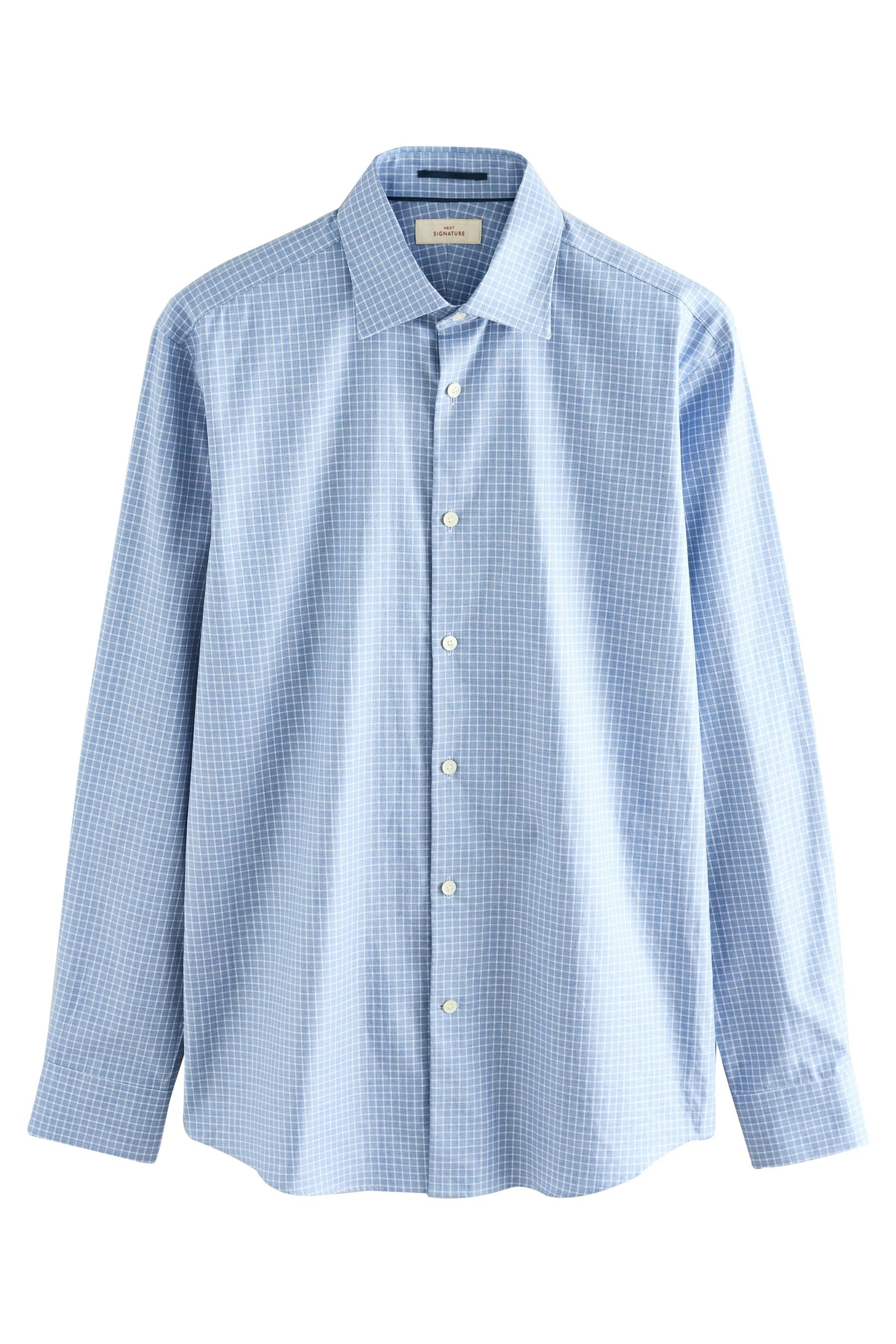 Langarmhemd Signature strukturiertes Premium Slim Fit Hemd