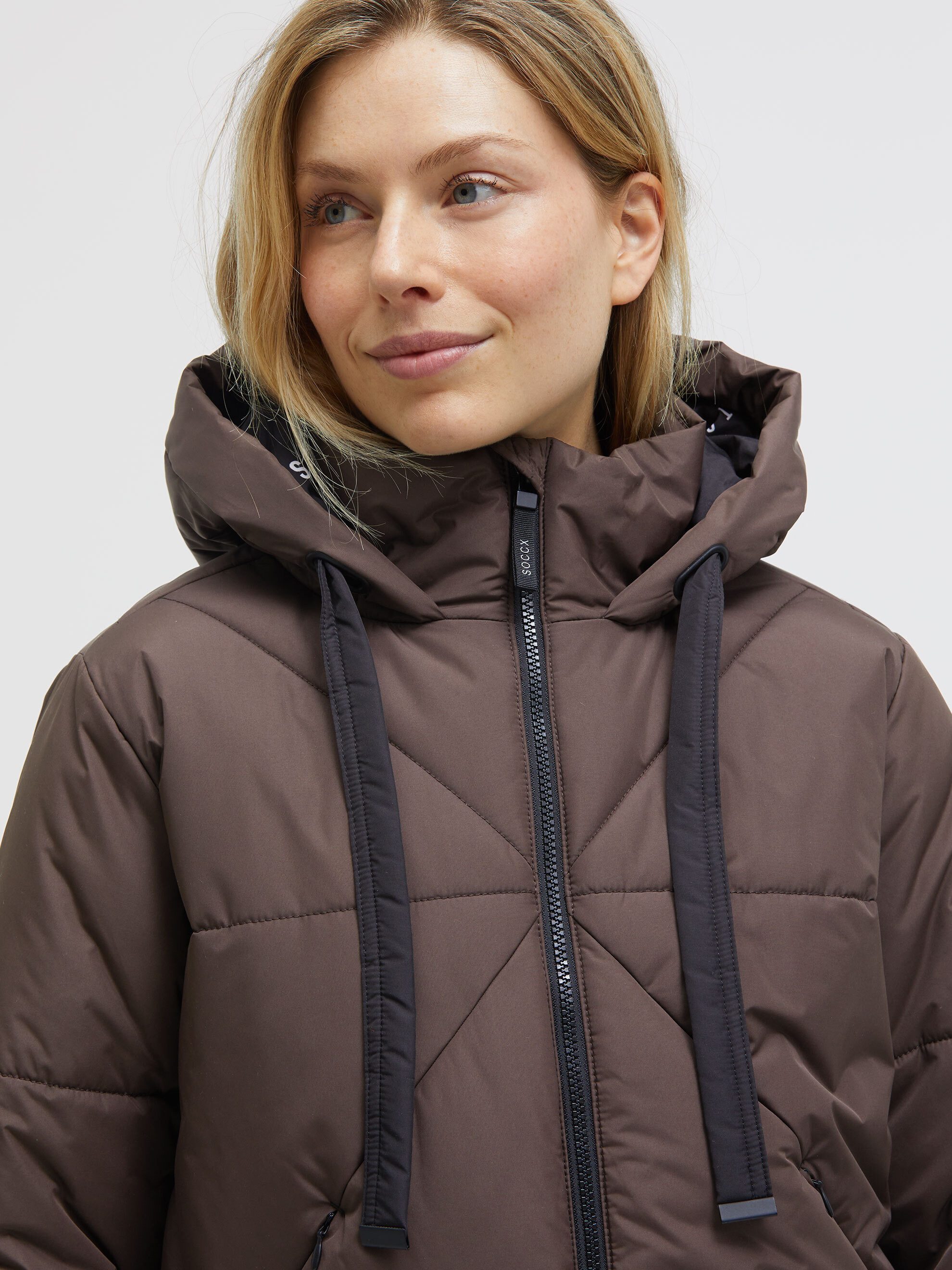 SOCCX Winterjacke mit Reißverschluss an den Einschubtaschen – Bild 4 von 5