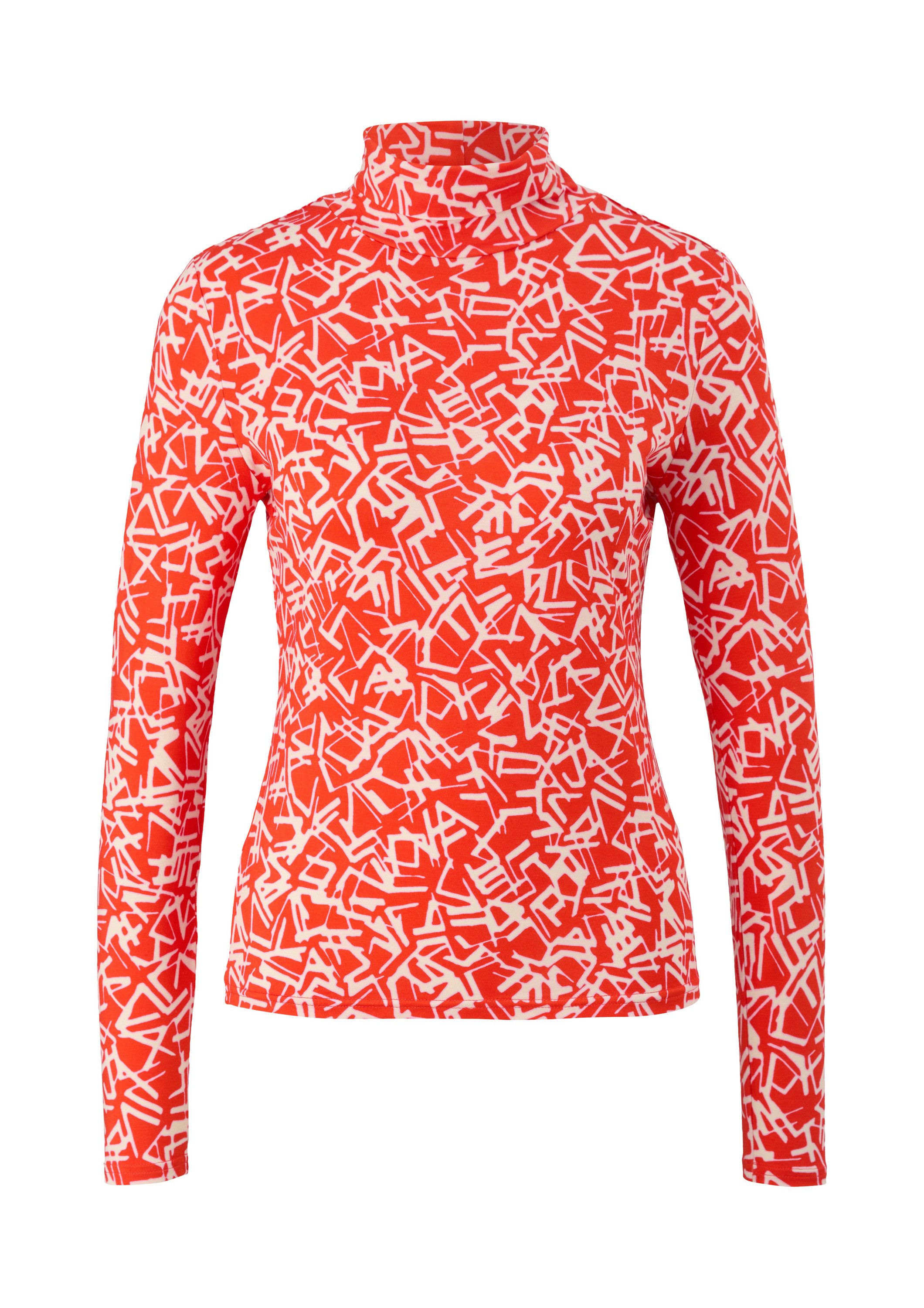 comma Langarmshirt T-Shirt Longsleeve aus Modalmix