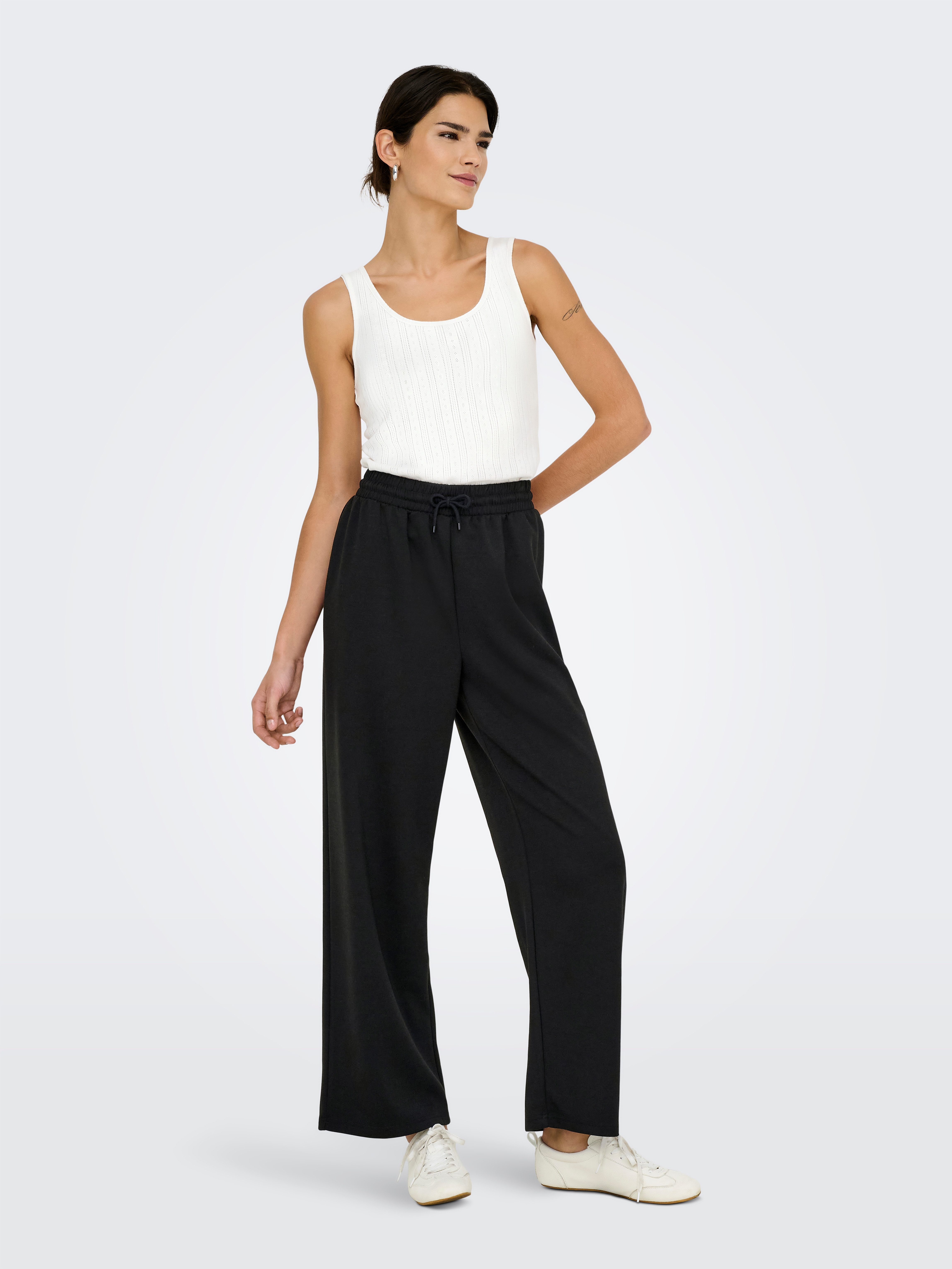 ONLY Trainingshose ONLSCARLETT WIDE PANT SWT NOOS