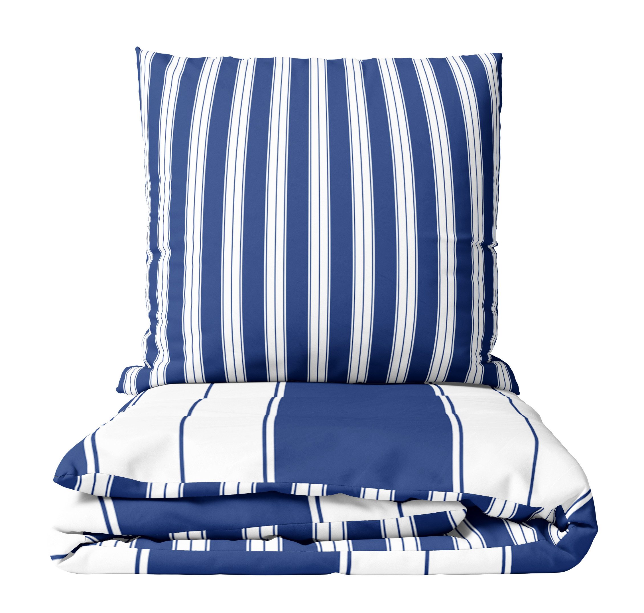 Leonado Vicenti Bettwäsche Baumwolle 135x200 cm und 155x220 cm, Renforcé, 2 teilig, Wendebettwäsche mit Streifen in mordernen Цвета(ов)