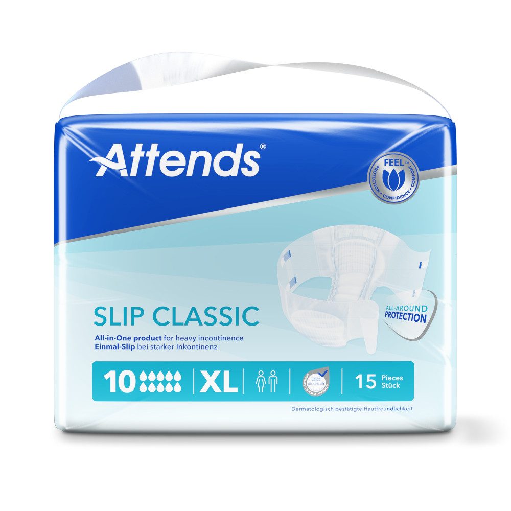 Attends GmbH Inkontinenz-Pants Attends Slip Classic 10 XL (1x15 Stück)