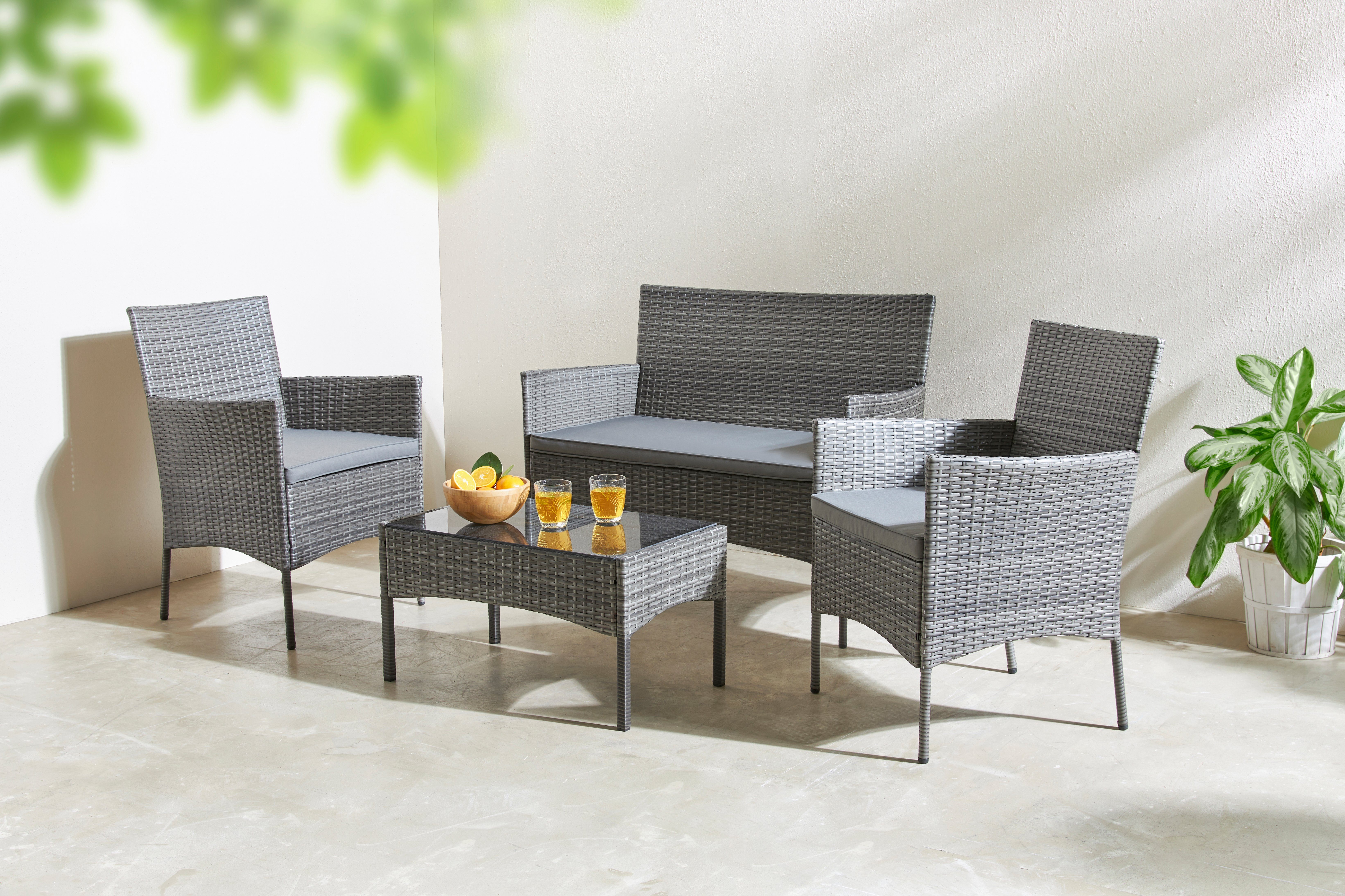 GartenmöbelSets mit Bank online kaufen OTTO