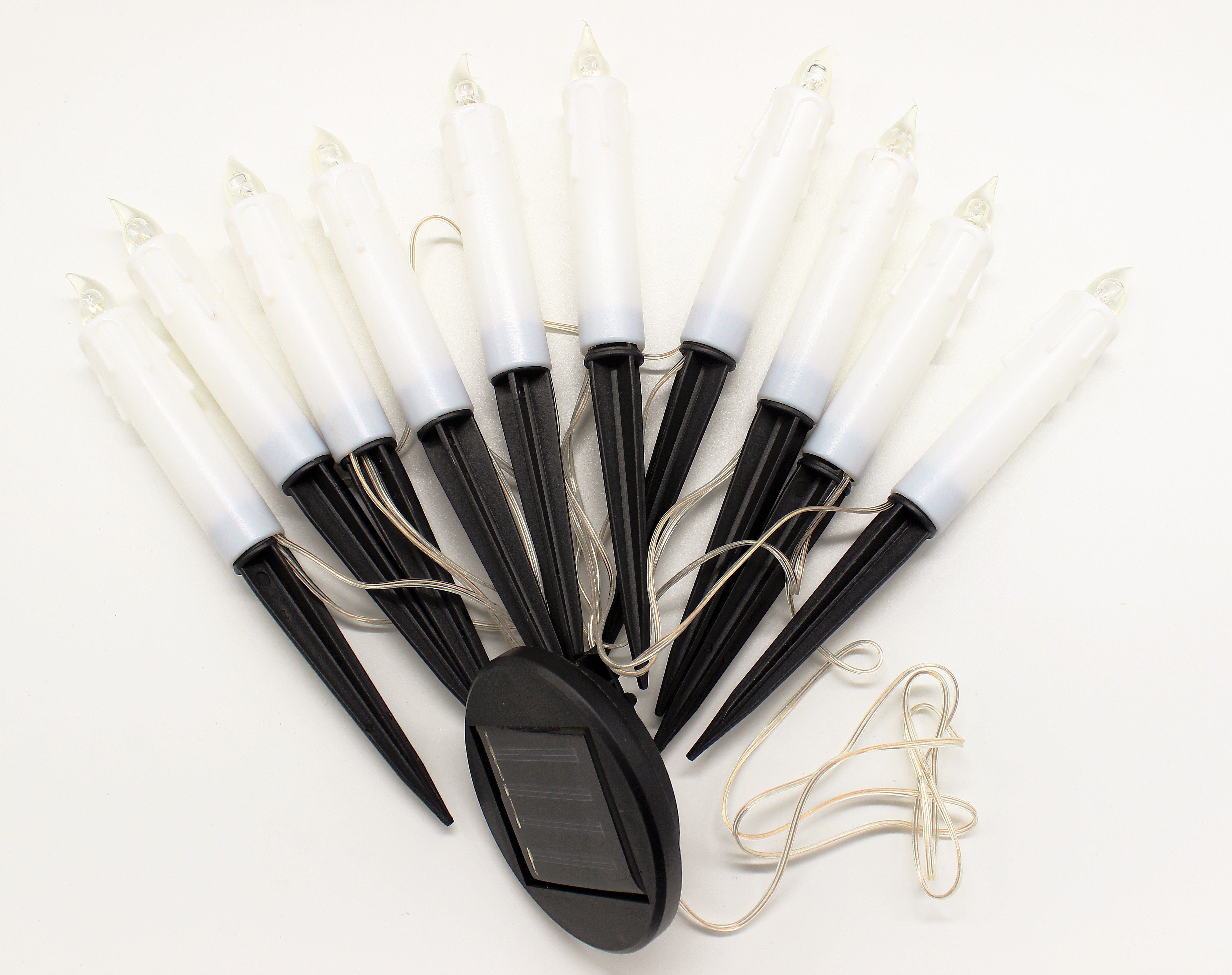 Luna24 simply great ideas... LED Gartenleuchte Solar Lichterkette Kerzen, 1 günstig online kaufen