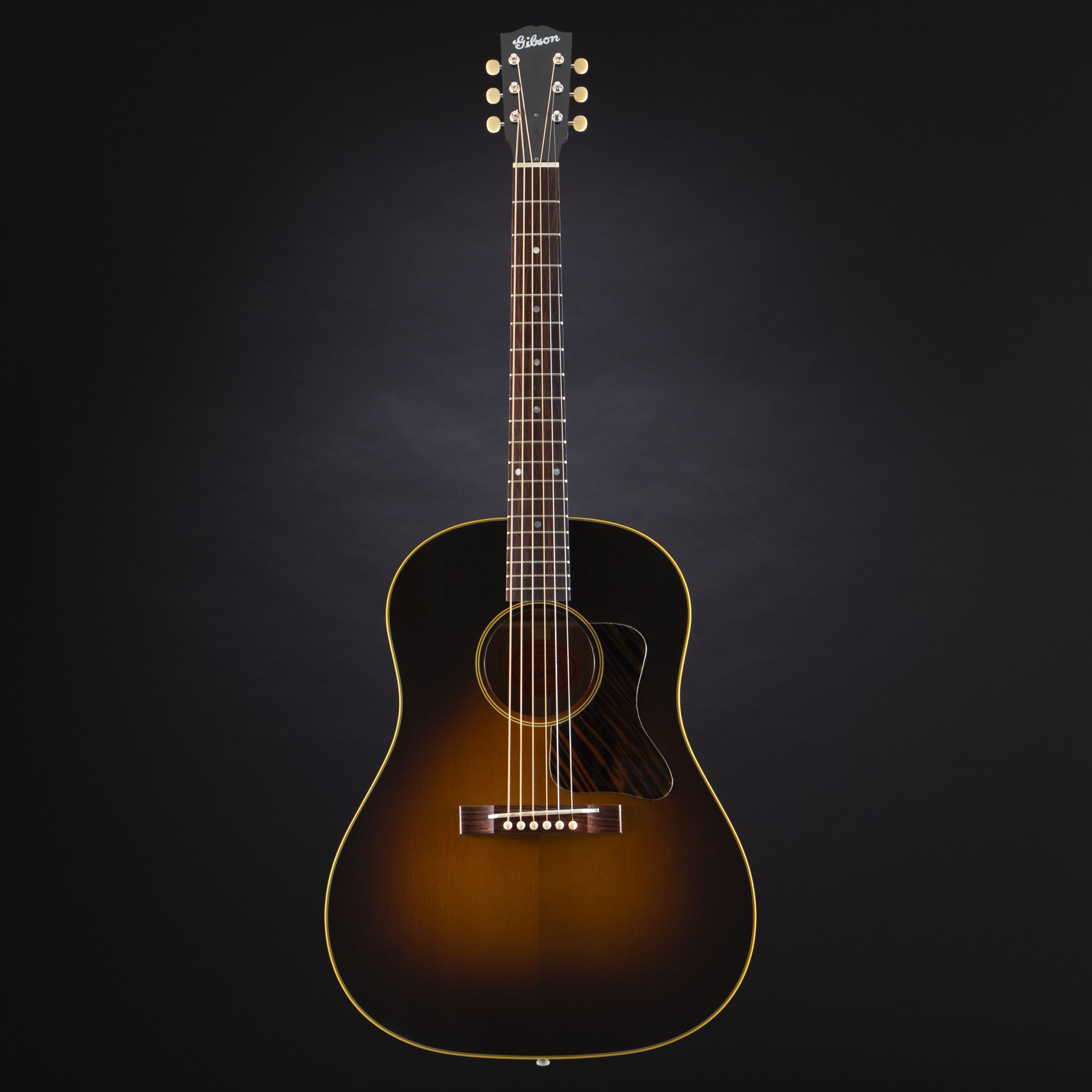 Gibson Westerngitarre, Westerngitarren, Dreadnought Gitarren, 1936 J-35 VS Vintage Sunburst - Westerngitarre