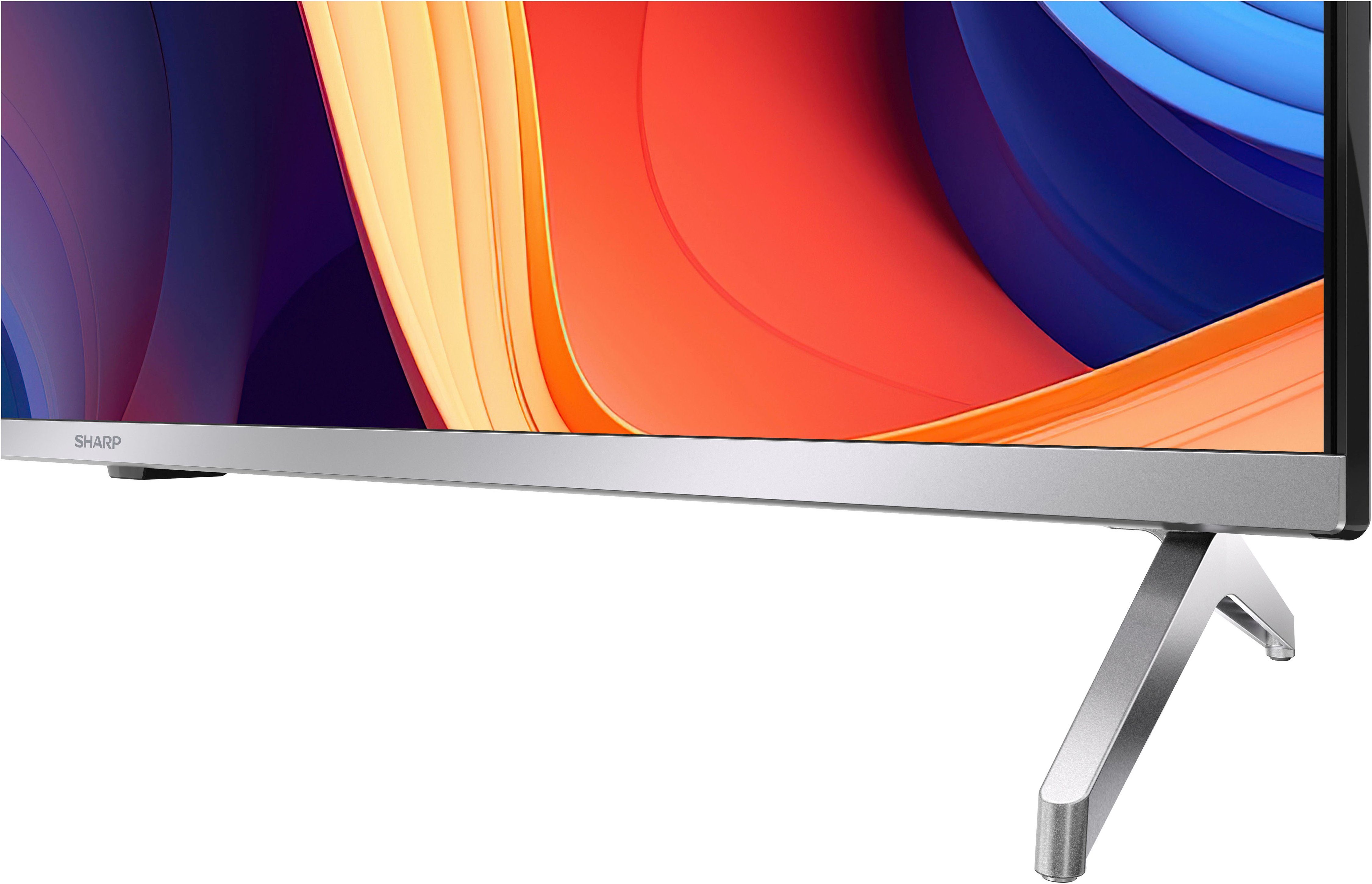 Sharp 4T-C43GPx QLED-Fernseher (108 cm/43 Zoll, 4K Ultra HD, Google TV, Smart-TV, Quantum Dot, QLED, Dolby Atmos, Dolby Vision, HDMI 2.1 mit eARC)