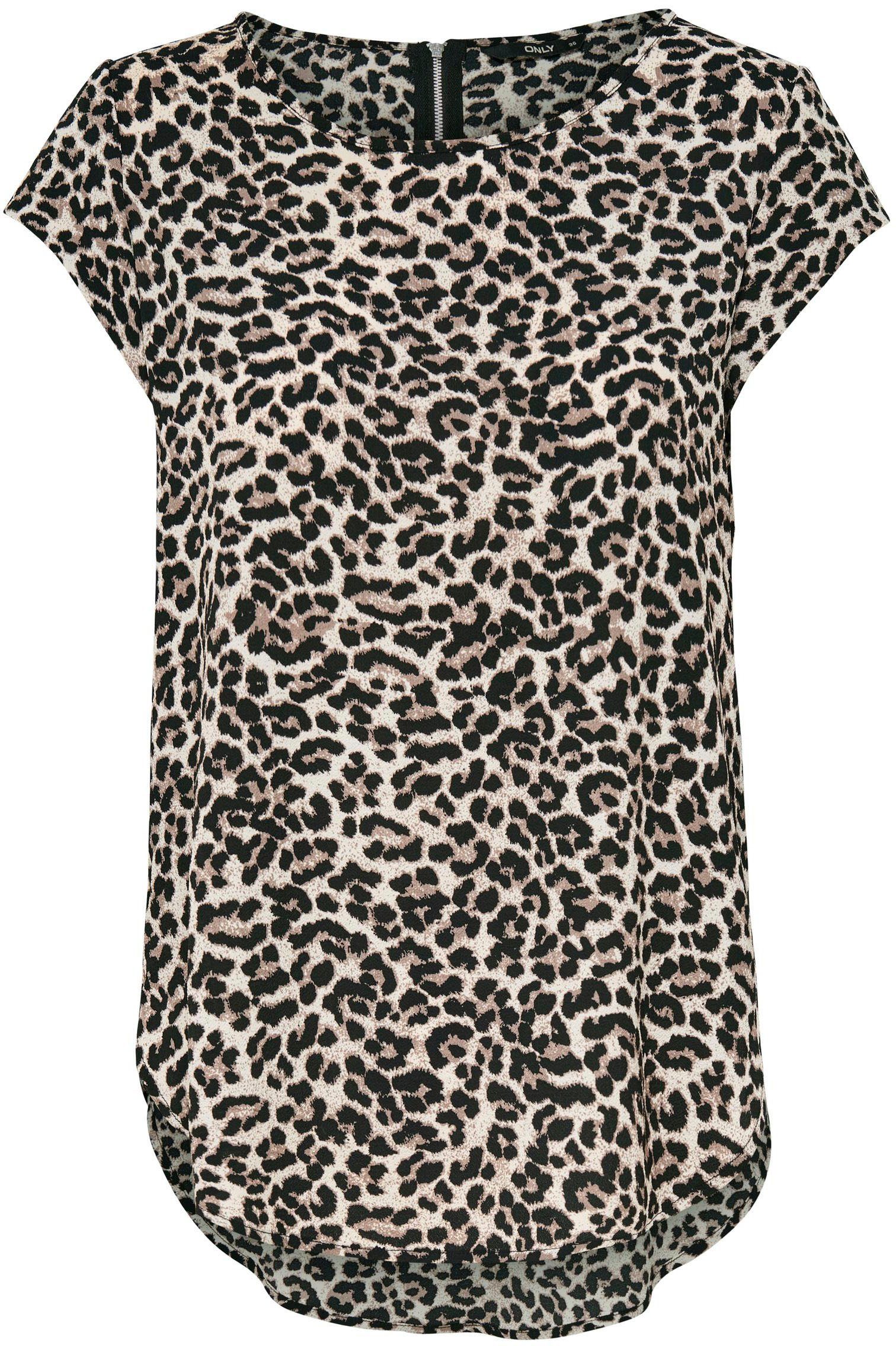 ONLY Shirtbluse ONLVIC S/S AOP TOP NOOS PTM mit Allover Druck