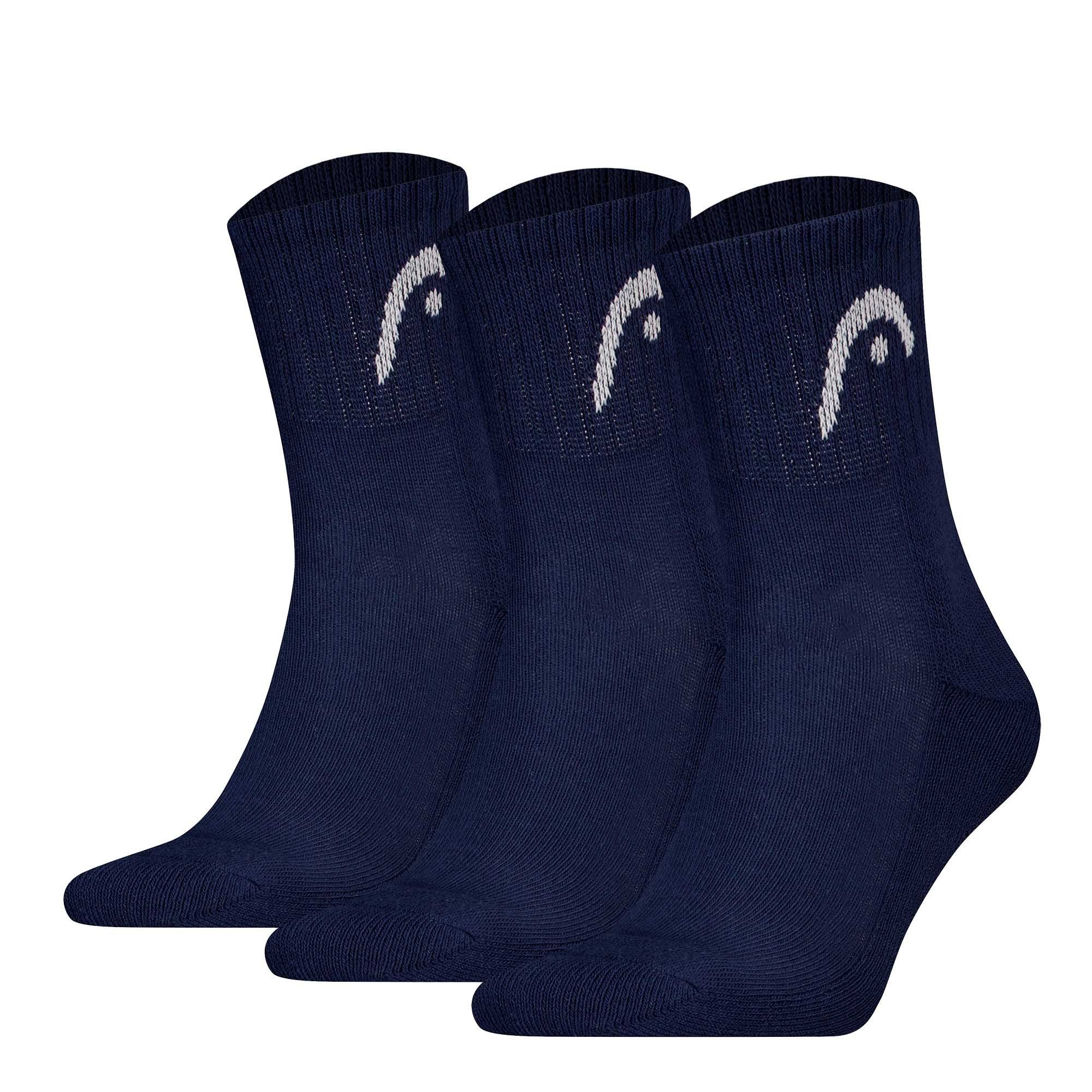 Head Sportsocken Unisex Socken 3er Pack Baumwolle (Packung, 3er Pack)