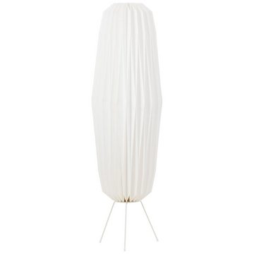 Lightbox Stehlampe, ohne Leuchtmittel, Dreibein Stehlampe, 110 cm Höhe, E27, max. 20 W, Papier/Metall, weiß