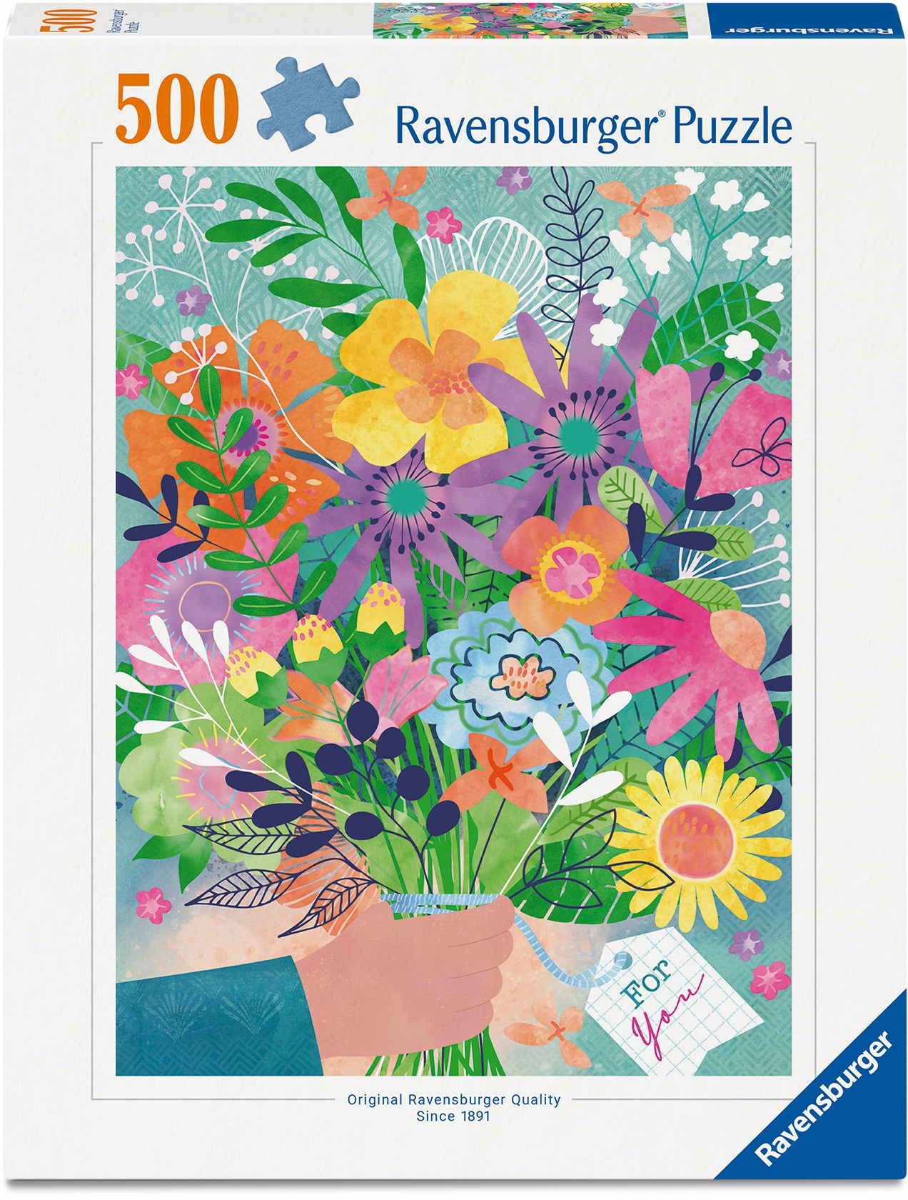 Ravensburger Puzzle 500 Teile Puzzle Blumen für dich 12001795, Puzzleteile
