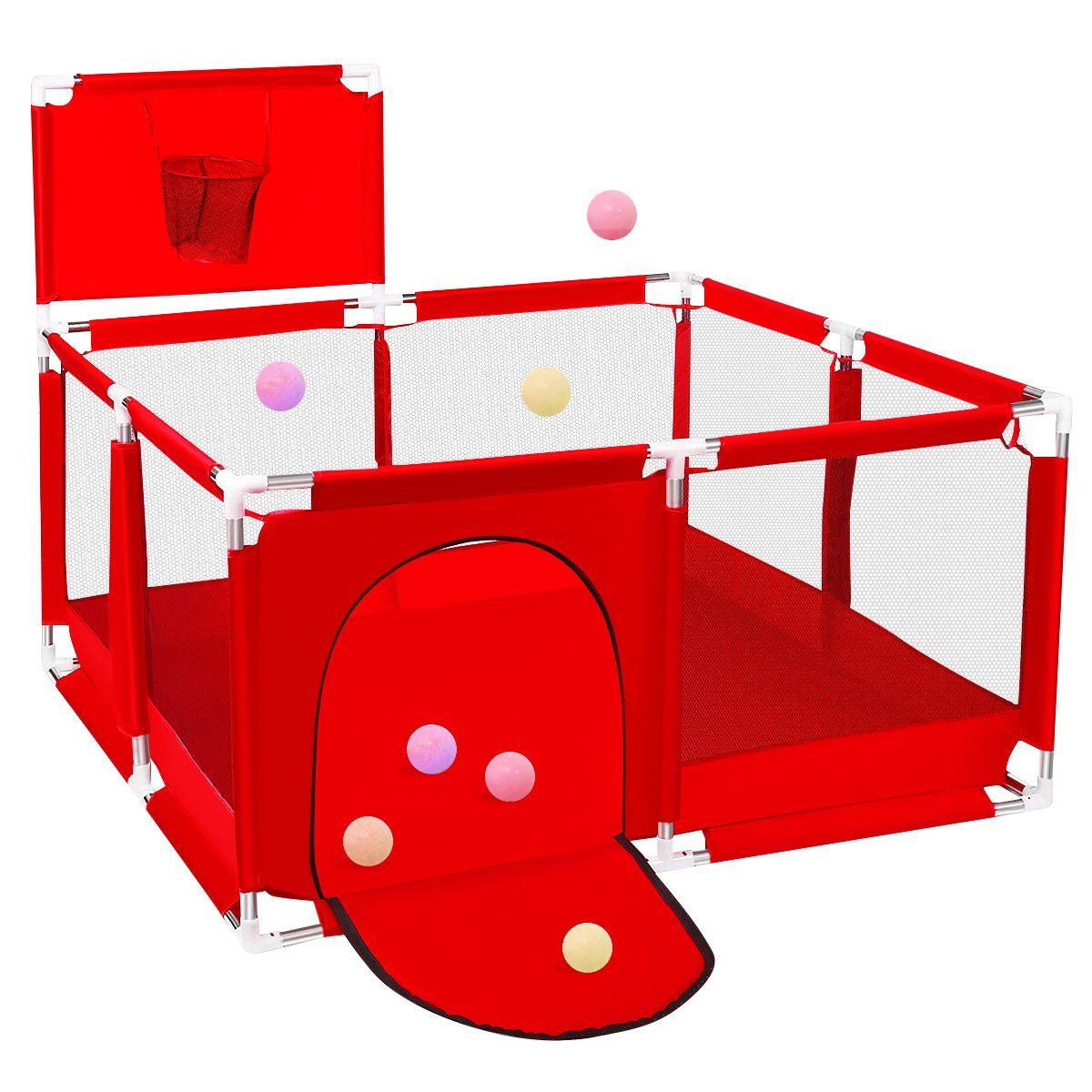 Comomy Laufgitter (Baby Krabbelgitter, 1-tlg), mit günstig online kaufen