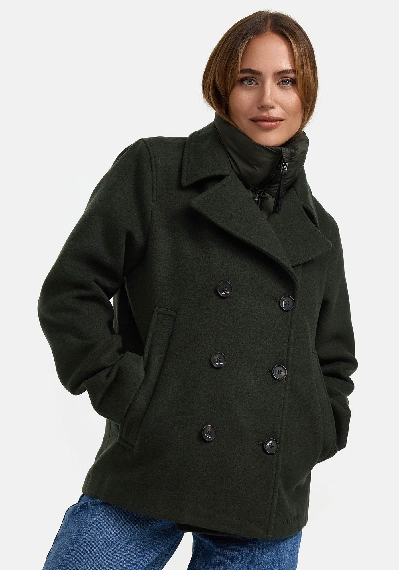 Marikoo Winterjacke Aylaraa Elegante Designer Winterjacke