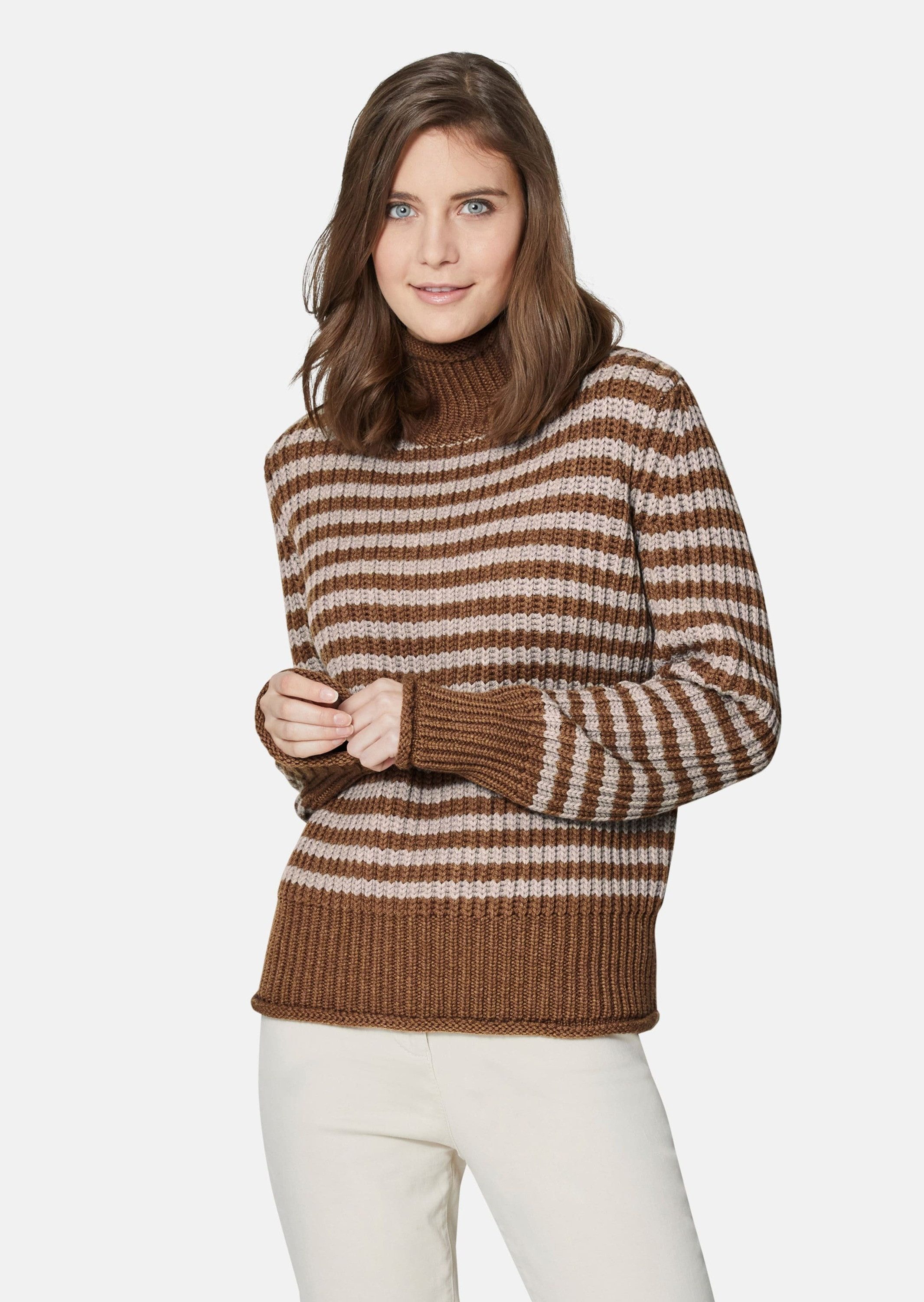 MADELEINE Strickpullover Softer Schurwoll-Pullover mit stylischen günstig online kaufen