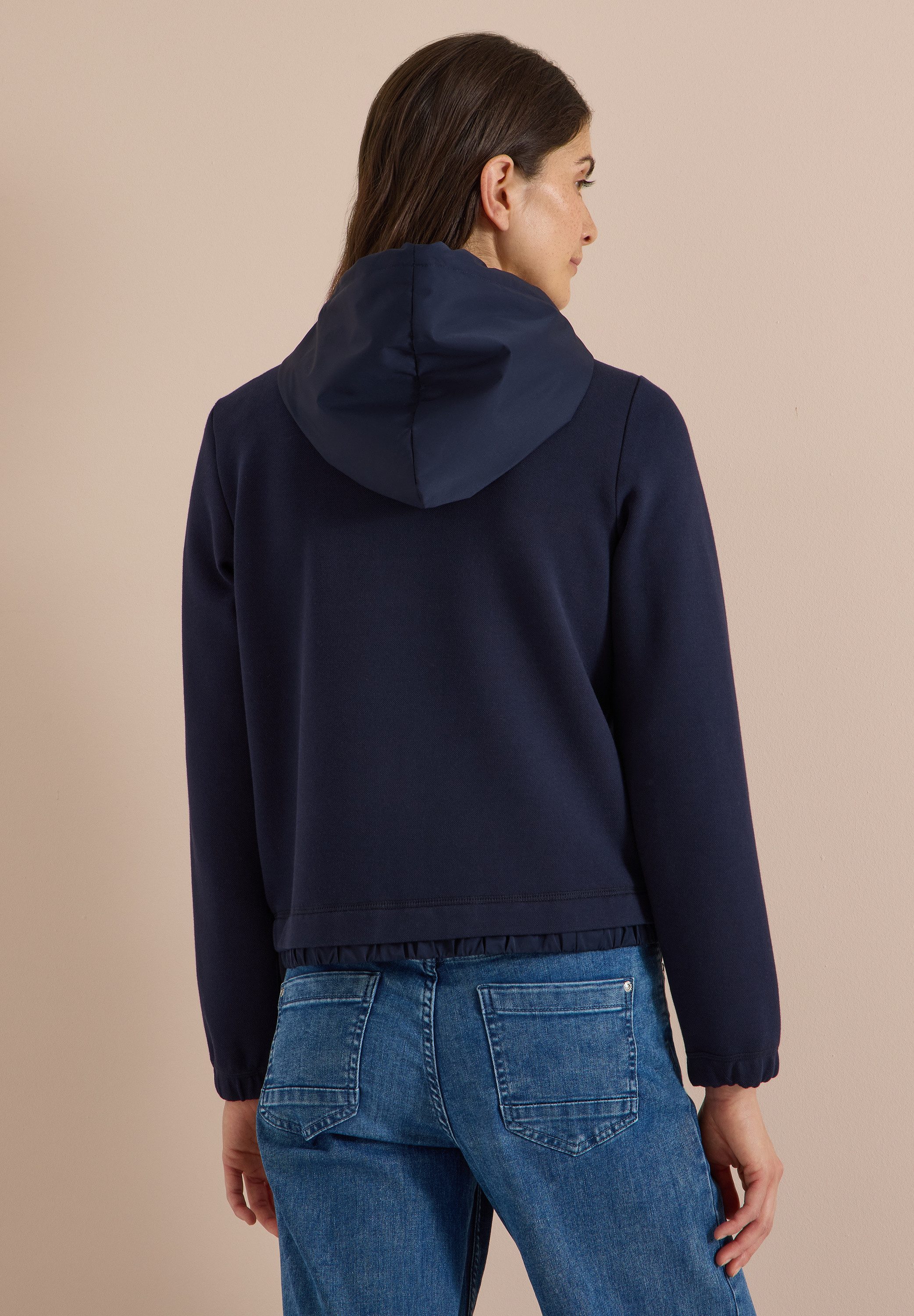CECIL Outdoorjacke mit Kapuze mit Tunnelzugband