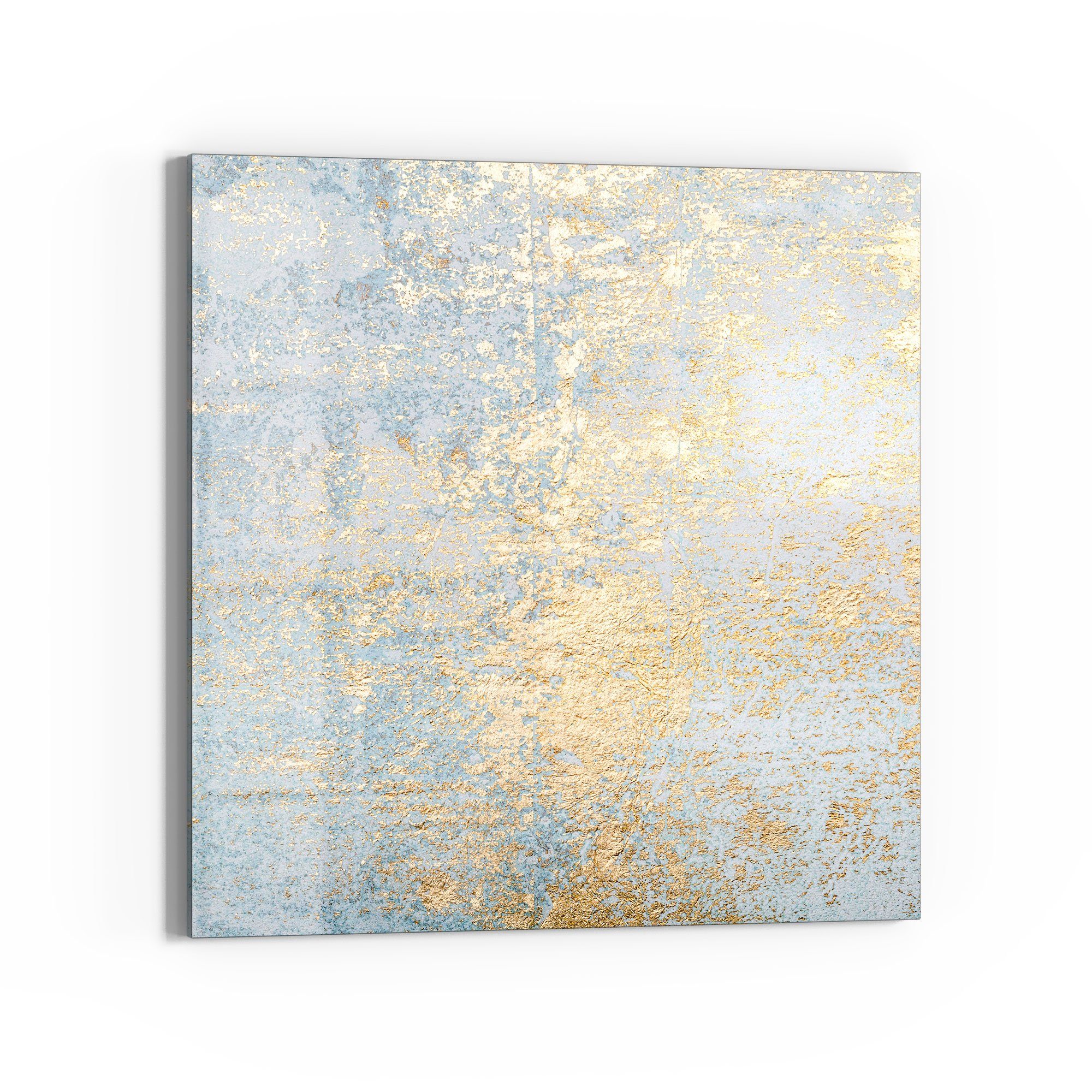 DEQORI Magnettafel 'Wand mit Gold-Struktur', Whiteboard Pinnwand beschreibbar