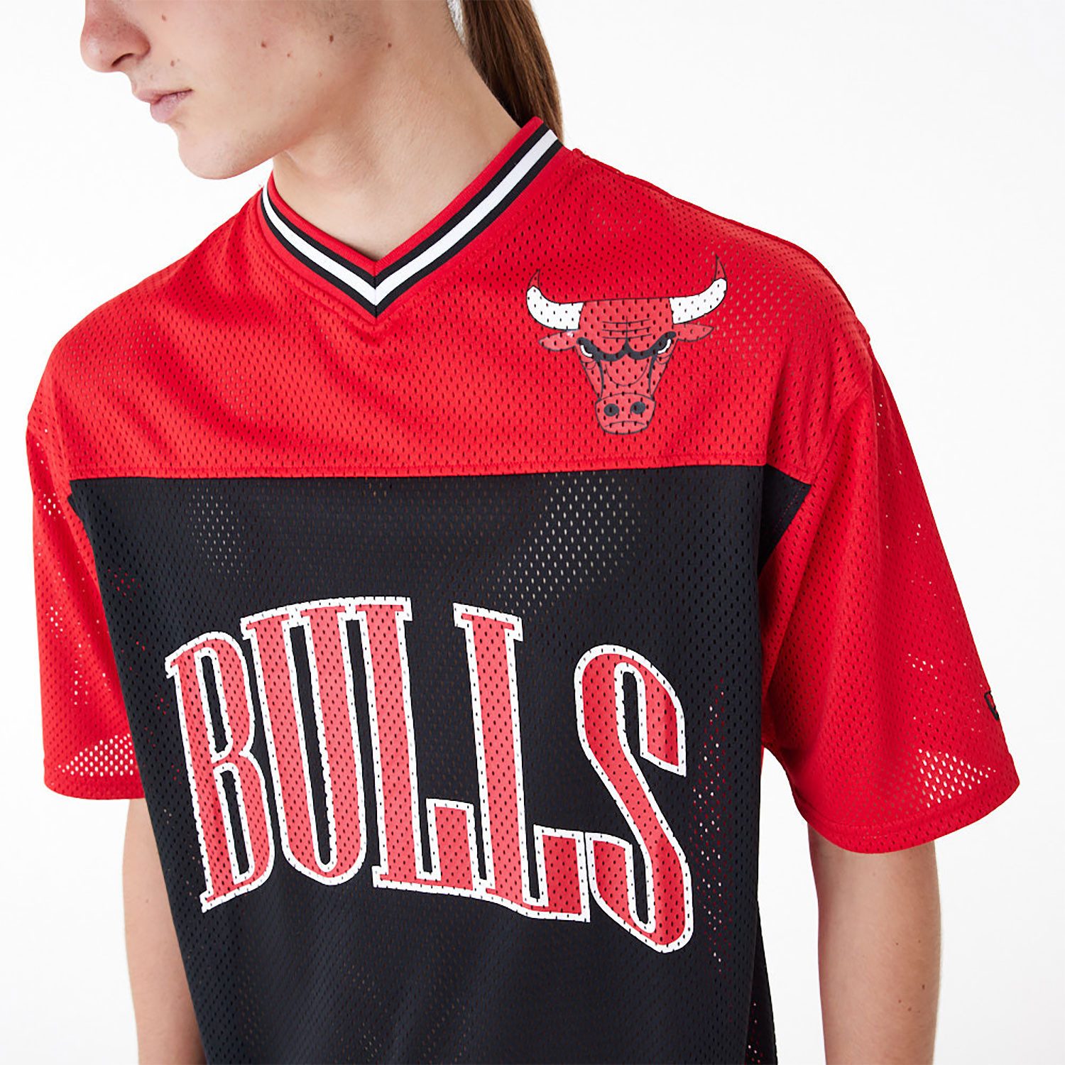 New Era T-Shirt Shirt New Era Chicago Bulls (1-tlg) "Chicago Bulls" Logo-Print auf der Vorderseite