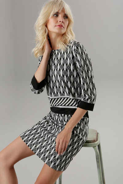 Aniston SELECTED Jerseykleid mit geometrischem Muster