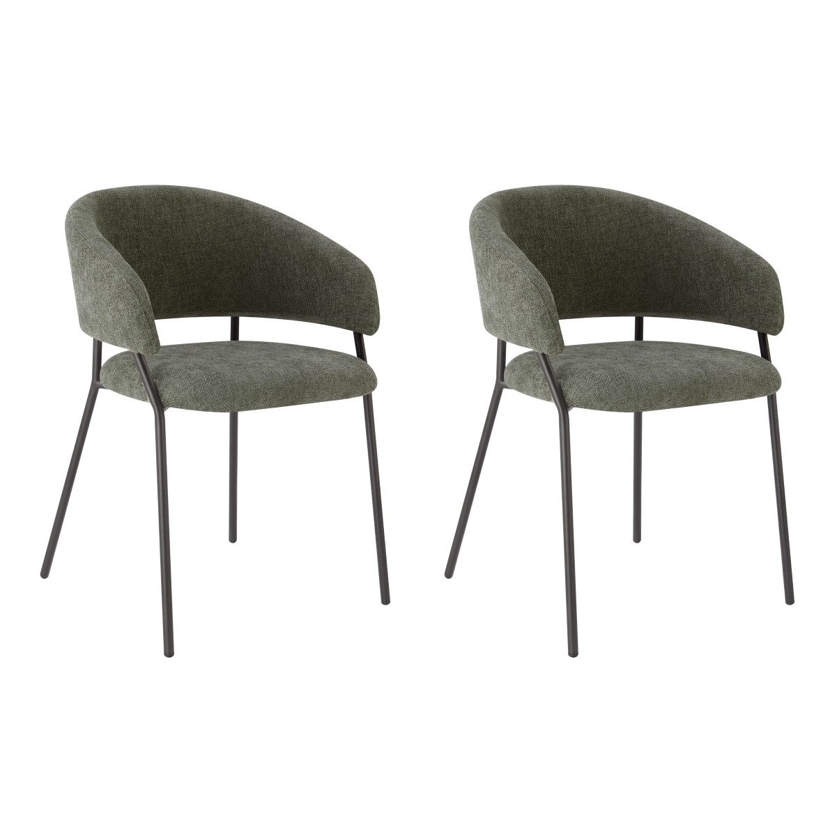 CHITA Polsterstuhl (Set, 2 St), 4-Fuß-Stuhl, Esszimmerstuhl, Verstellbare F günstig online kaufen