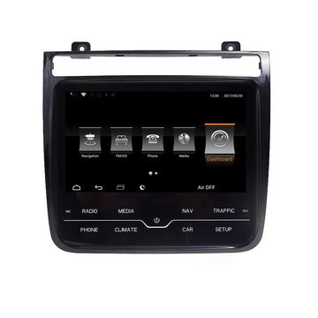 TAFFIO Für VW Touareg 2 RNS850 9" Touchscreen Android GPS CarPlay Einbau-Navigationsgerät