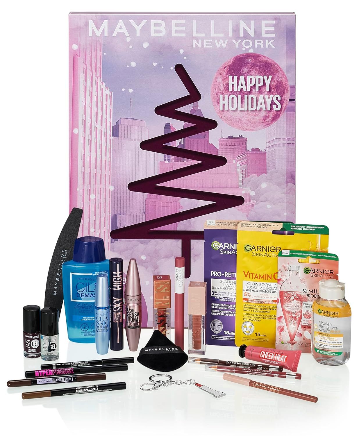 MAYBELLINE NEW YORK Календарі Календарі New York Happy Holidays 2025 24 Days (24-tlg)