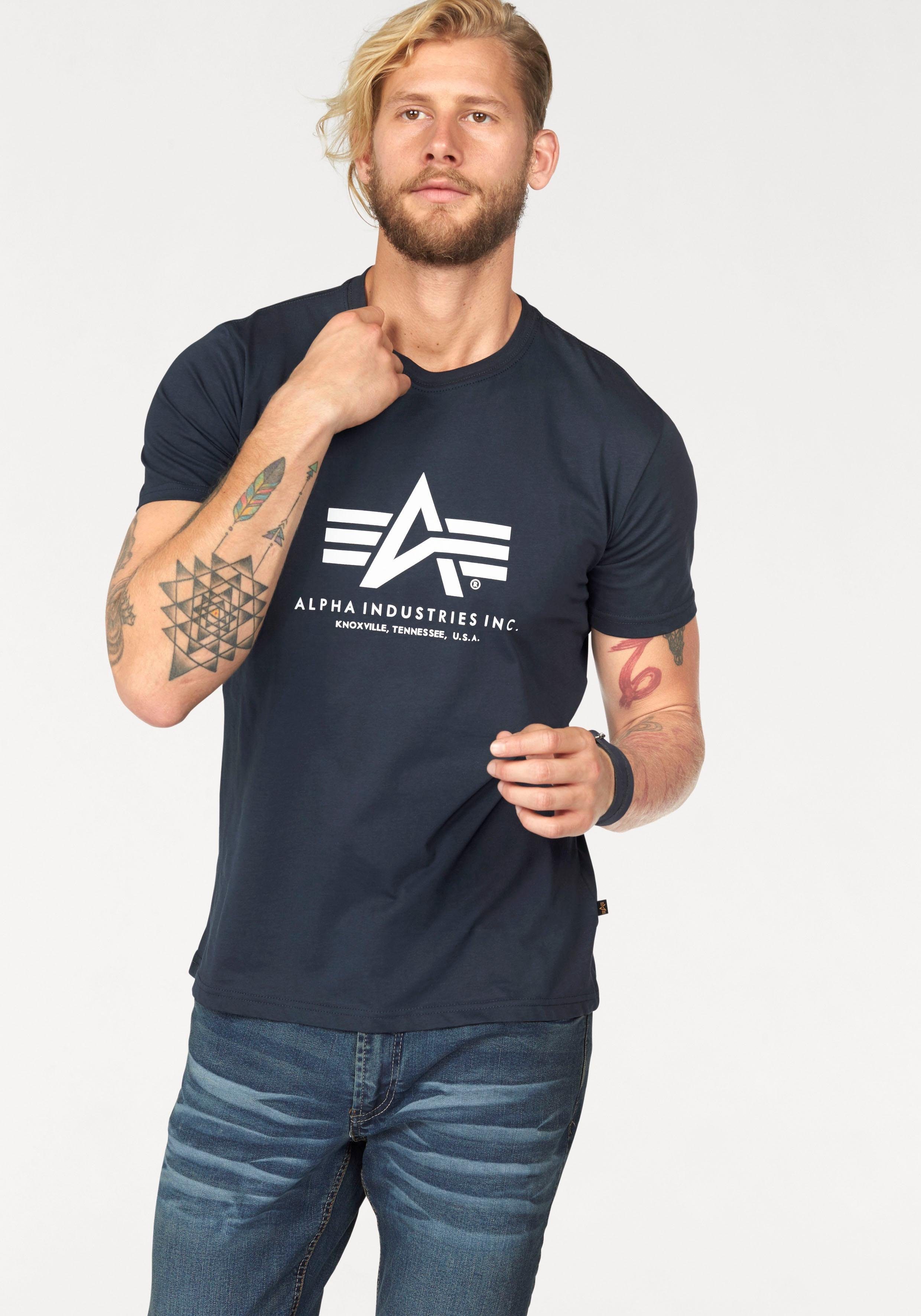 Alpha Industries T-Shirt Basic T-Shirt navy02