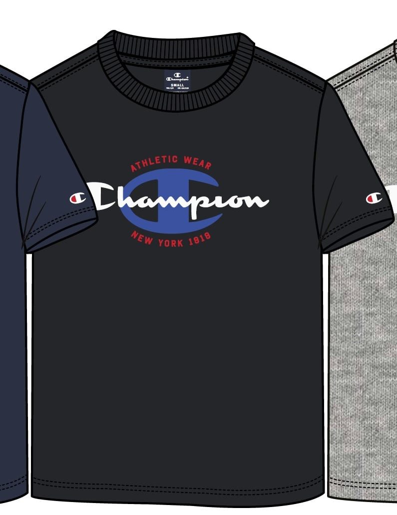 Champion T-Shirt (Baumwolle) Crew Graphic Print günstig online kaufen