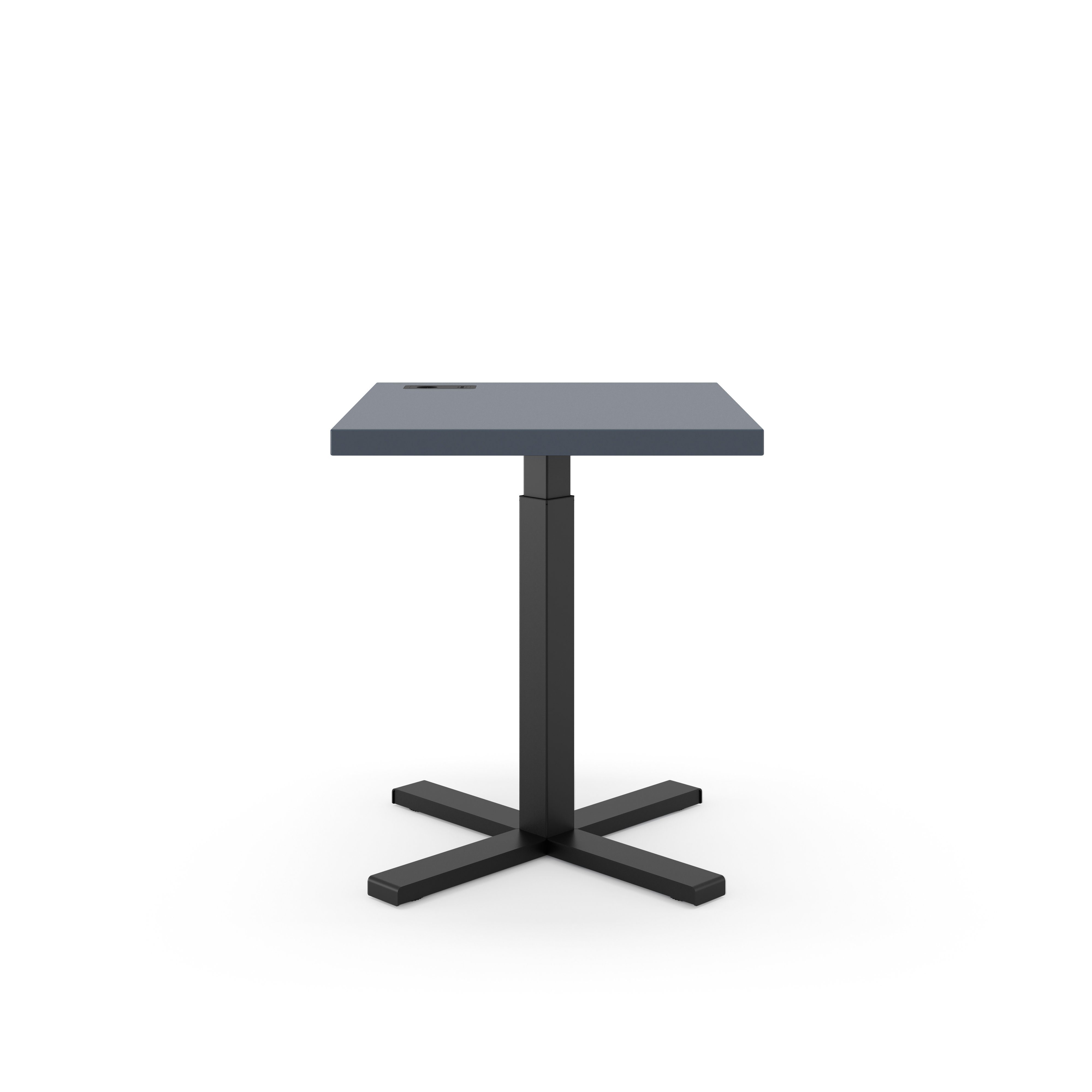 Actiforce Beistelltisch Elements Solid 800 (kompakte 80x67cm Tischplatte, mit integrierter Lademöglichkeit), elektrisch höhenverstellbar, hochwertige Linoleum Oberfläche