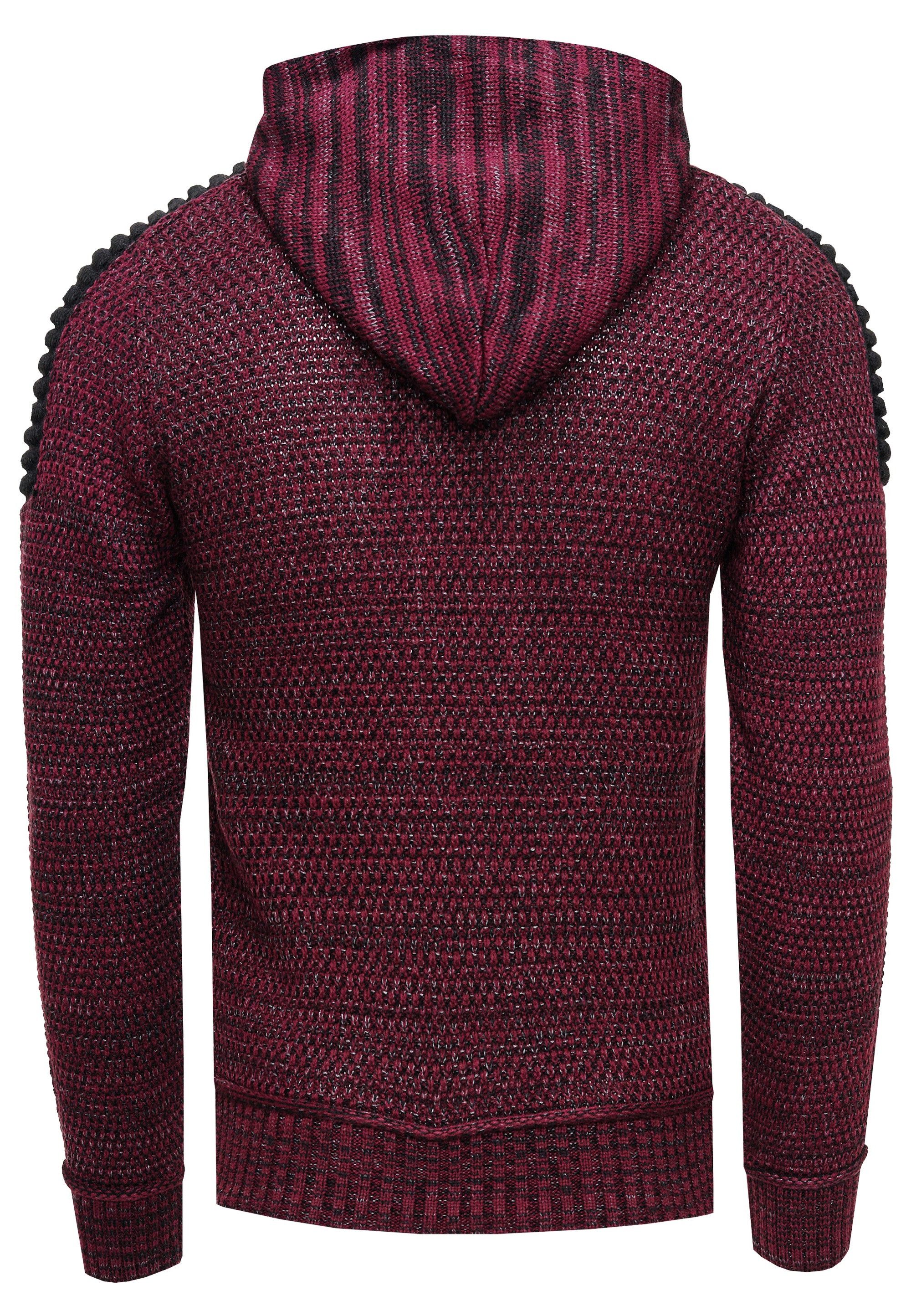 Rusty Neal Kapuzensweatshirt Knitwear mit praktischem Reißverschluss günstig online kaufen