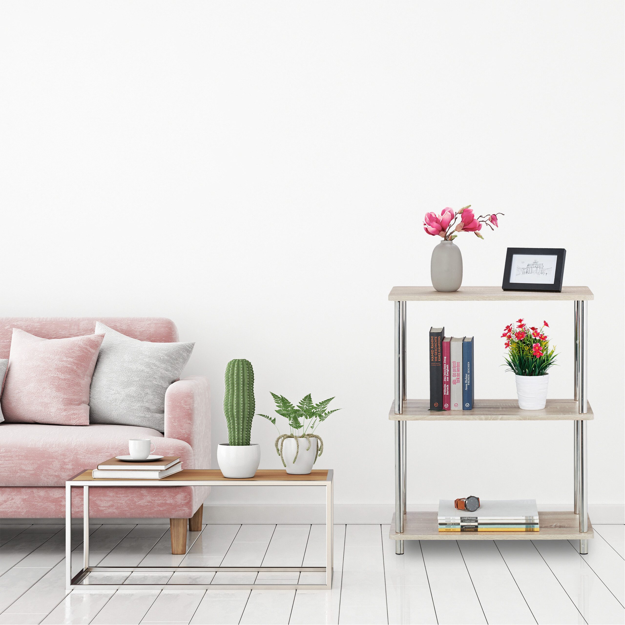 relaxdays Regal 3 Ebenen Regal günstig online kaufen