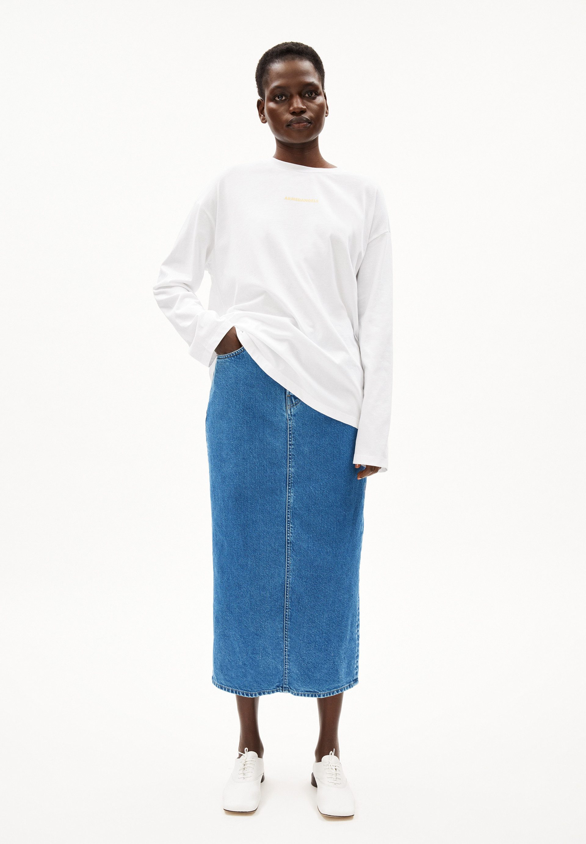 Armedangels Jeansrock KAALYKE DENIM Jeansrock aus recycelter Baumwolle Slim günstig online kaufen