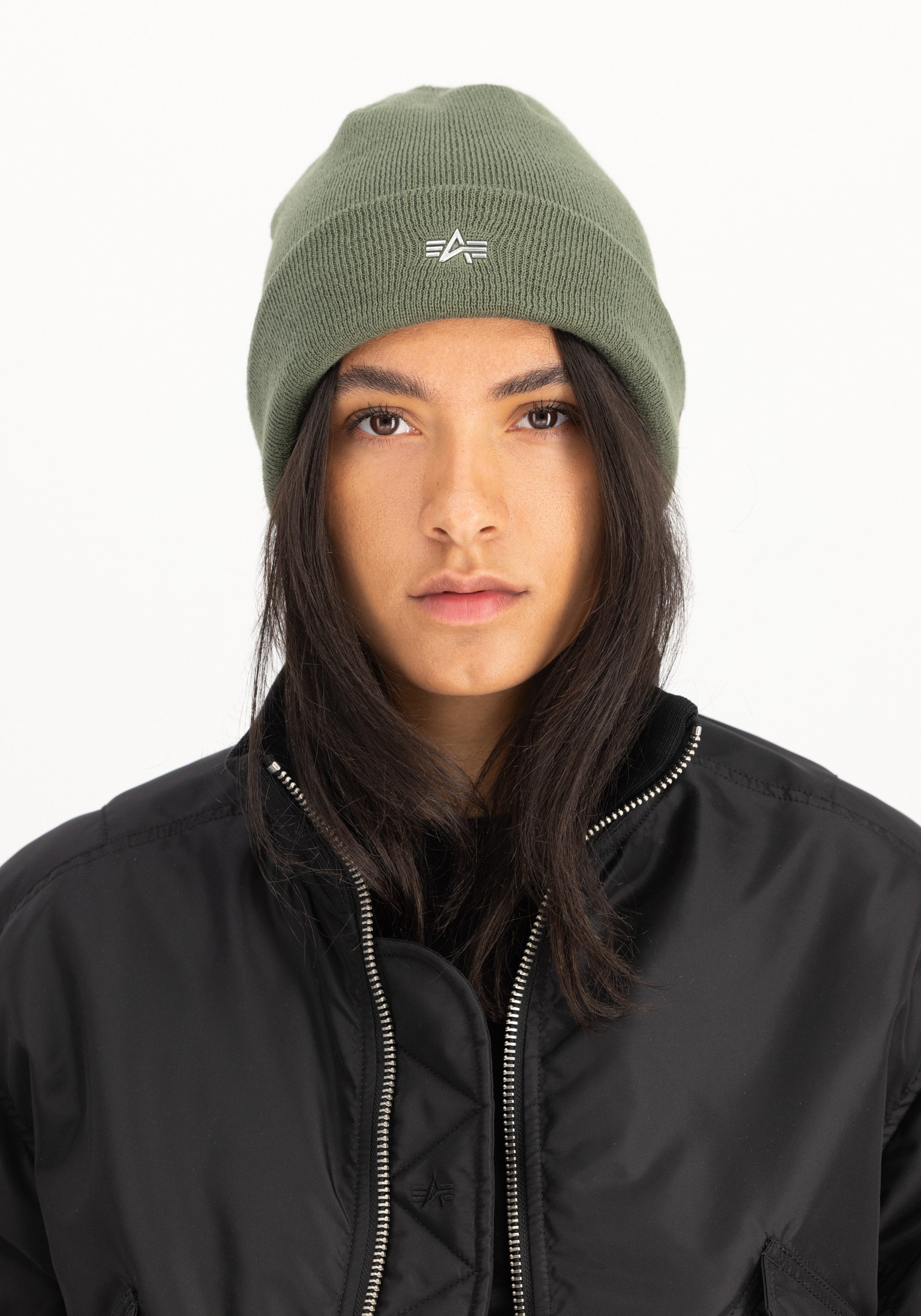 Alpha Industries Skimütze Metal Logo Beanie