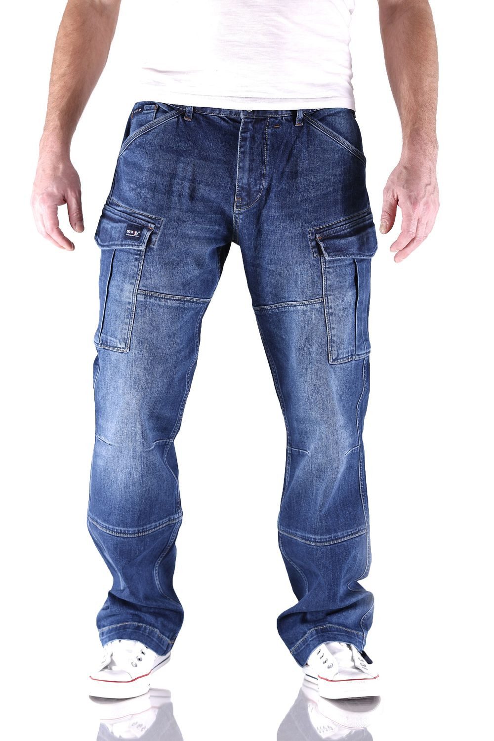 Big Seven Cargojeans Big Seven Brian Night Blue Cargo Herren Jeans Hose