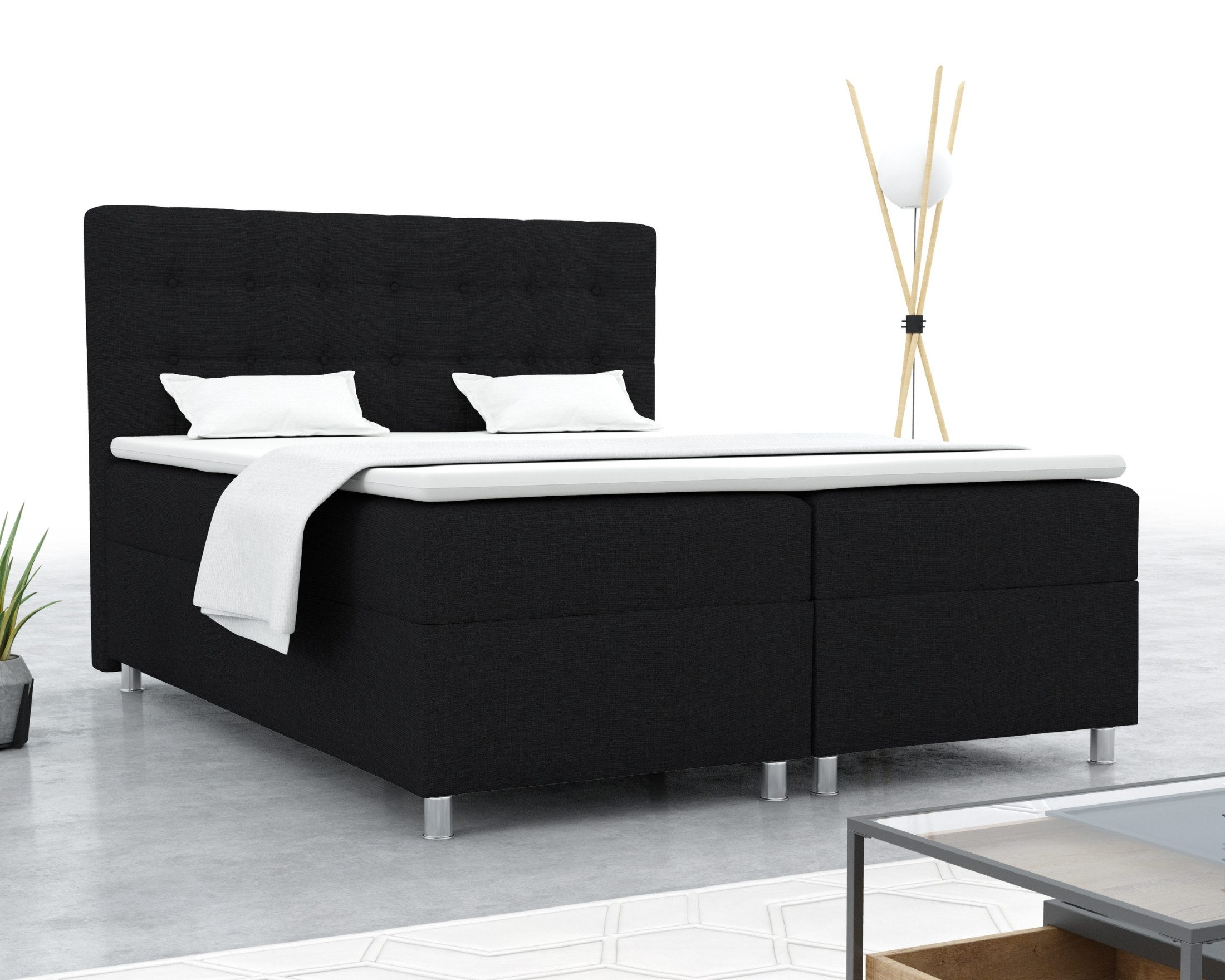 Deine Möbel 24 Boxspringbett BRILL Komplettbett günstig online kaufen