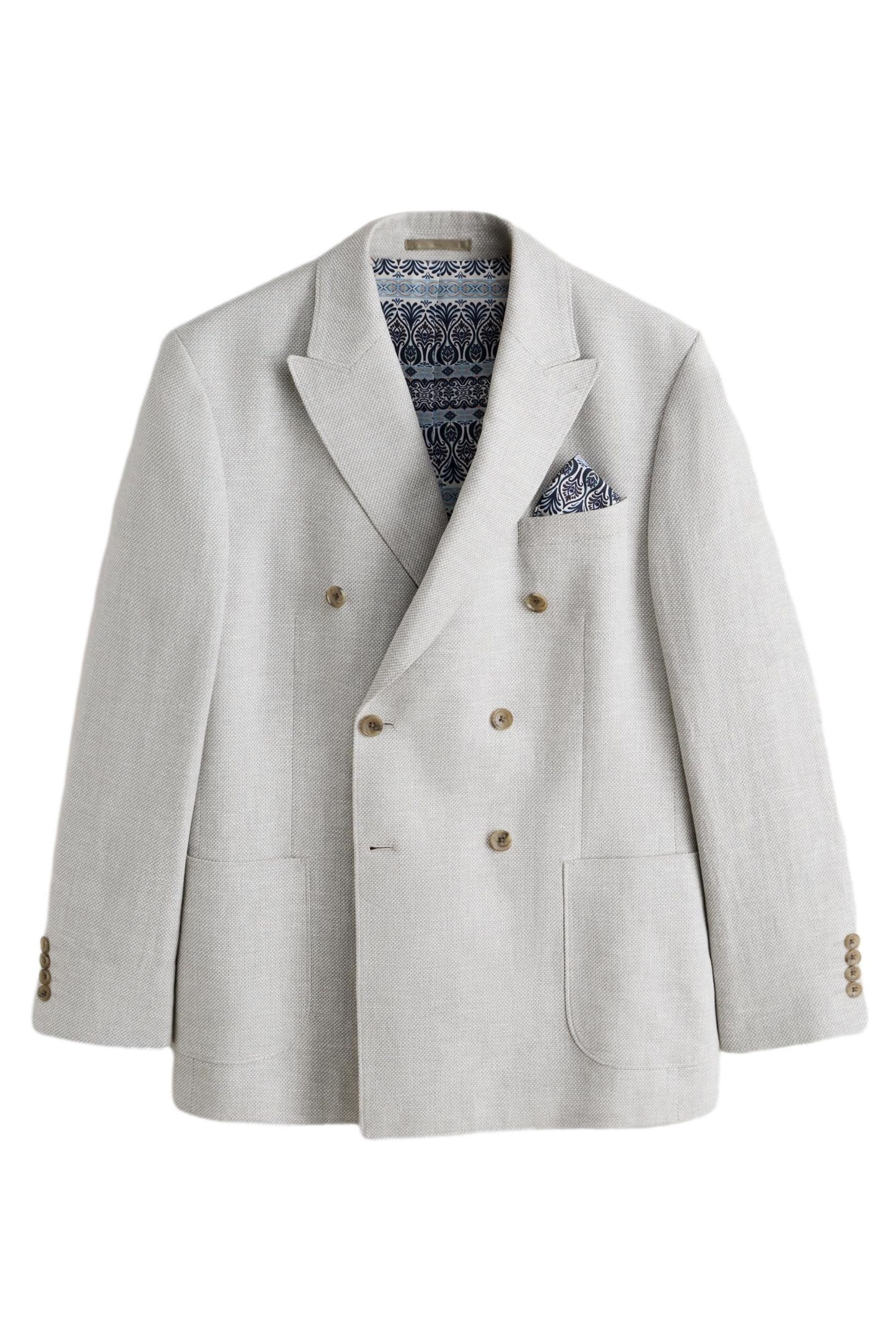 Next Jackenblazer Strukturiertes, doppelreihiges Sakko, Regular Fit (1-tlg)