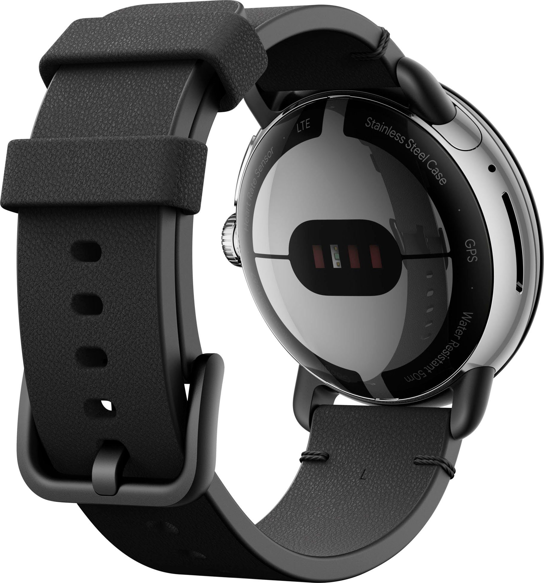 Google Smartwatch-Armband Pixel Watch Band Obsidiancraft Large Leather, Size