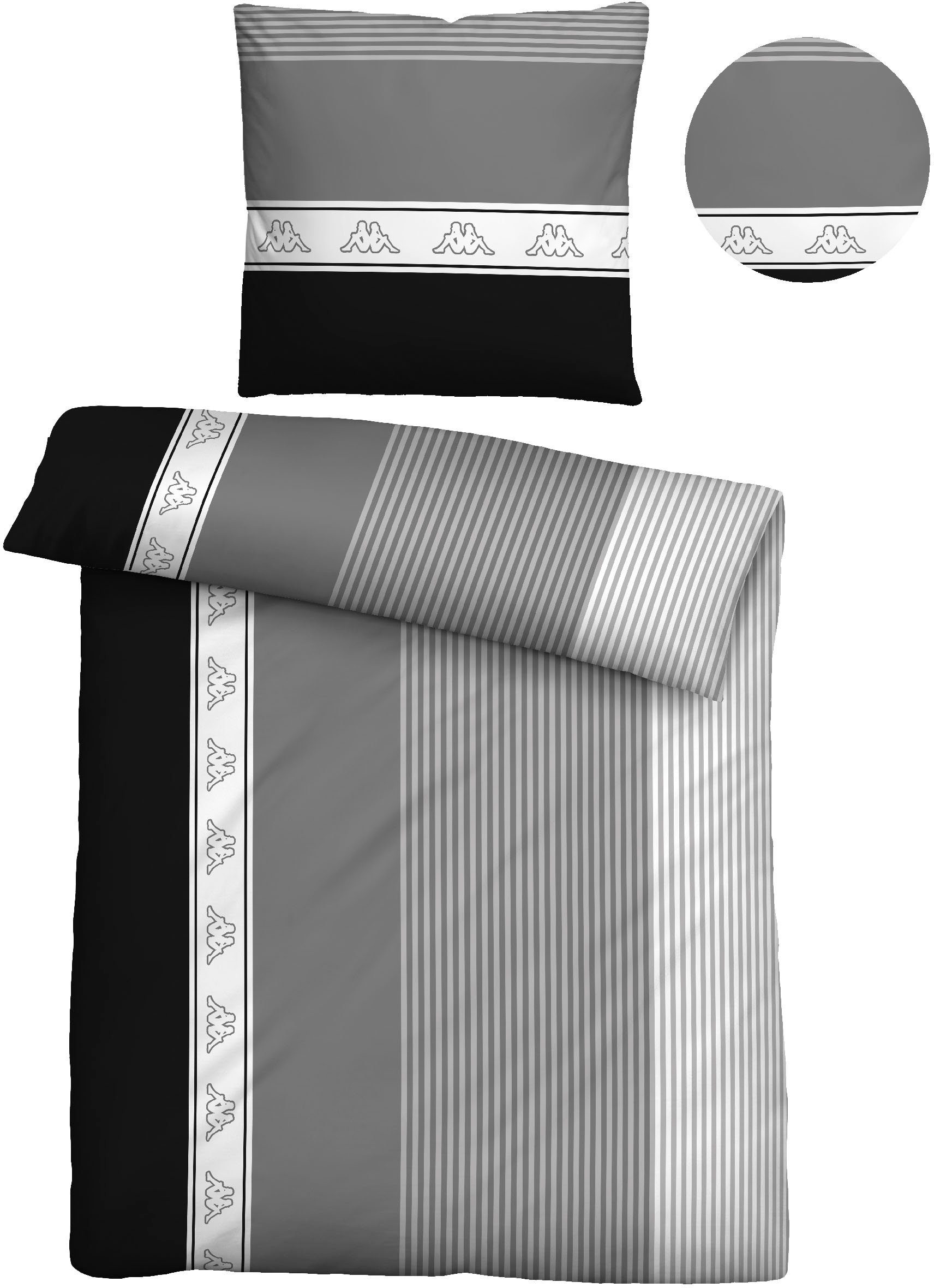 Kappa Bettwäsche Emi, Linon, 2 teilig, günstig online kaufen