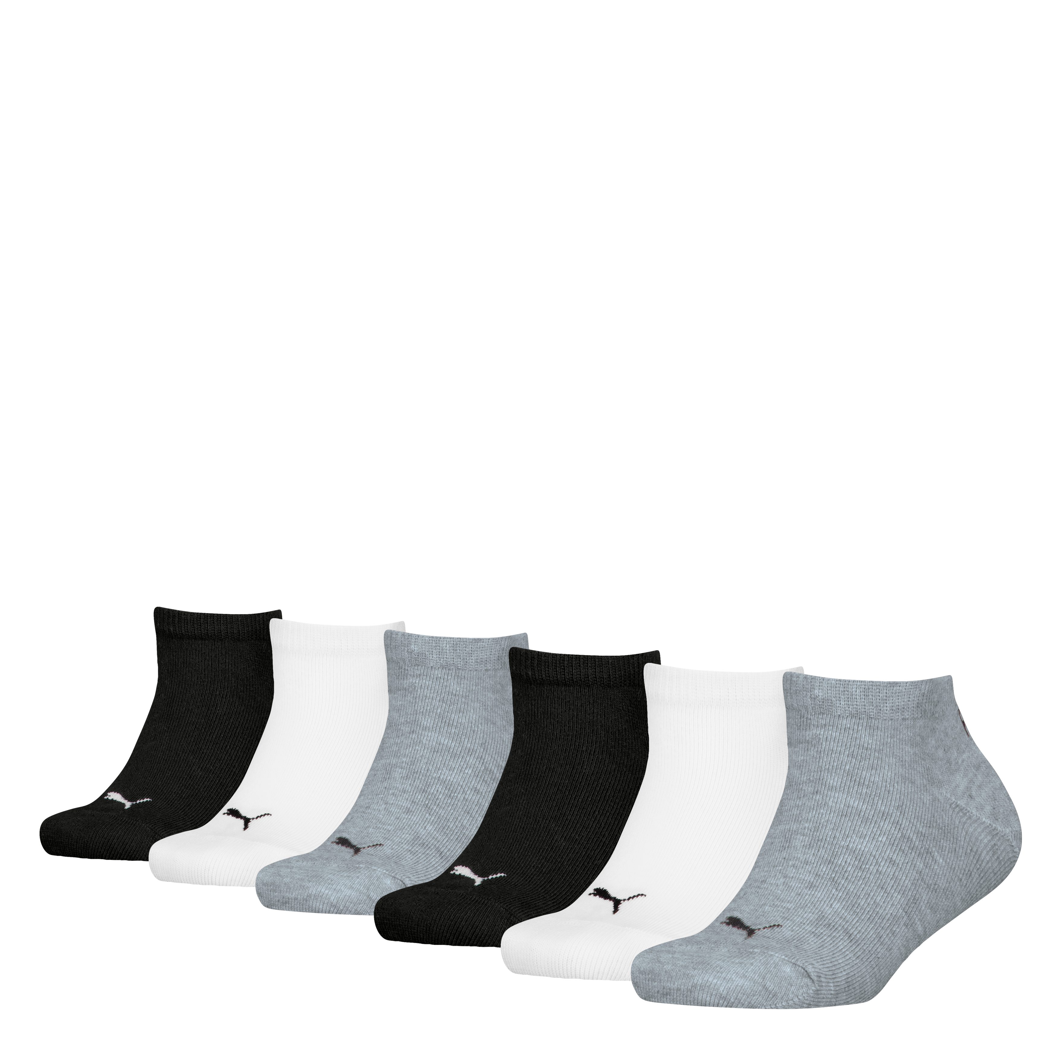 PUMA Sneakersocken PUMA KIDS PLAIN SNEAKER 6P ECOM (6 Paar) mit verstärktem Zehenbereich