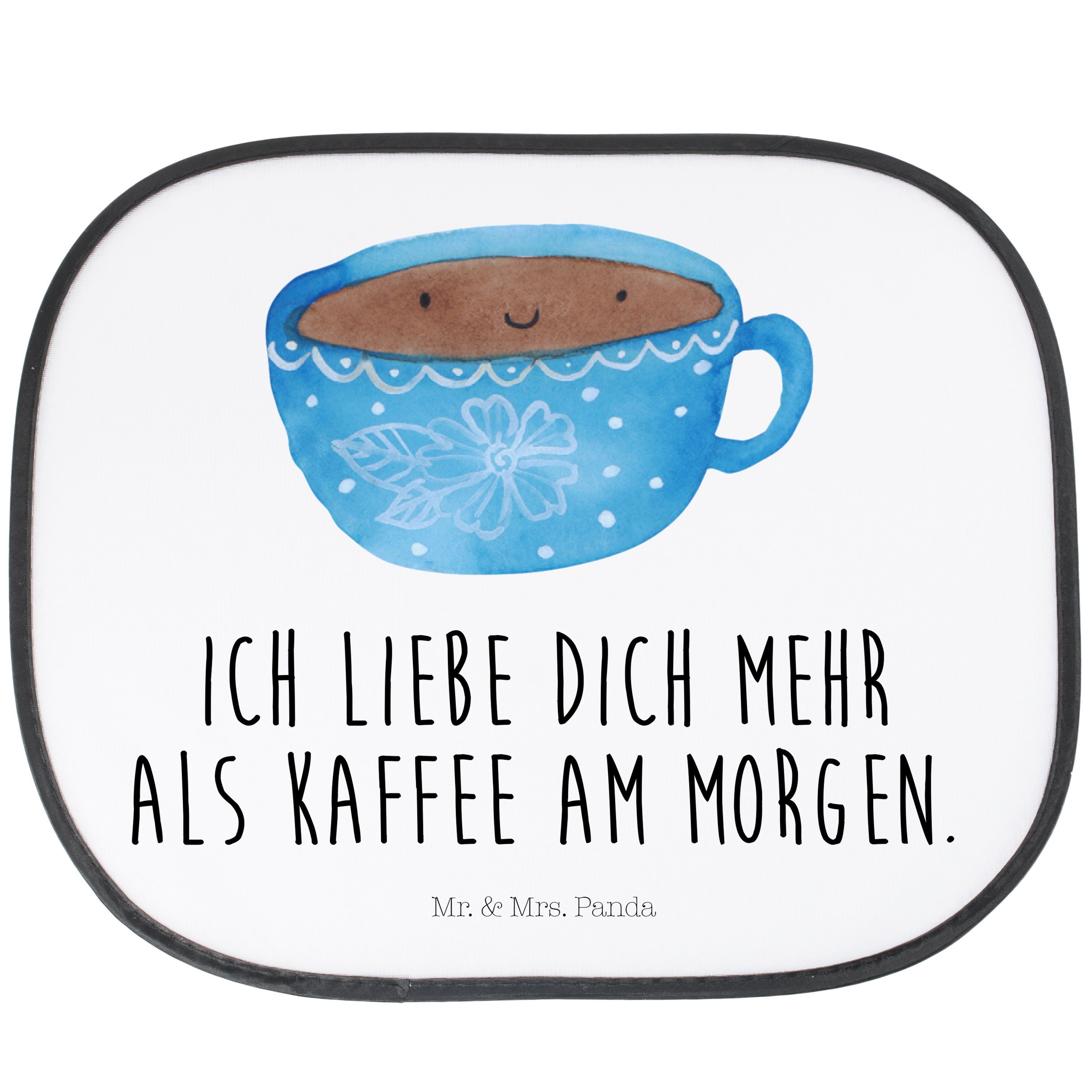 Sonnenschutz Kaffee Tasse - Liebe, Seidenmatt Sonne, Weiß Sonnenschut, Mr. Mrs. Geschenk, Panda, & Gute - Laune