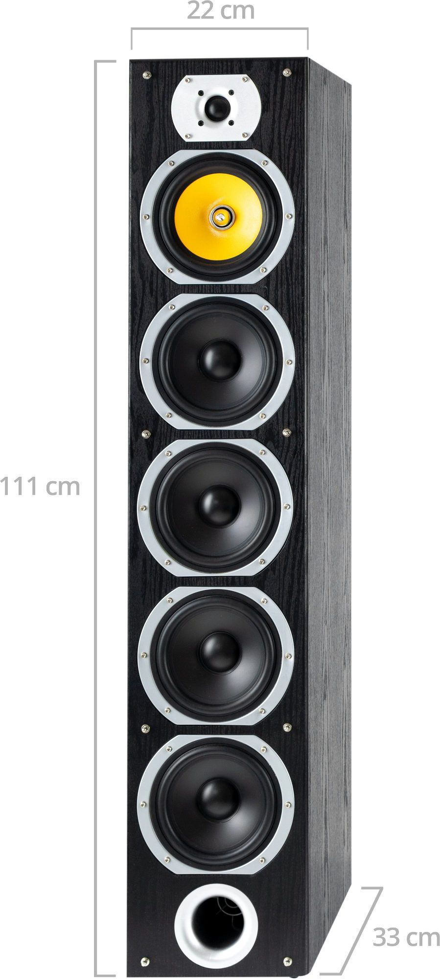 Bennett & Ross Exosphere 3-Wege HiFi Standlautsprecher Stand-Lautsprecher (kein Netzwerkstandard, 440 W) – Bild 5 von 5