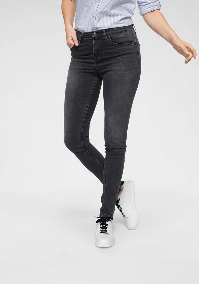 LTB Skinny-fit-Jeans AMY mit Stretch-Anteil, Mit Gürtelschlaufen,  Reißverschluss und in toller Waschung