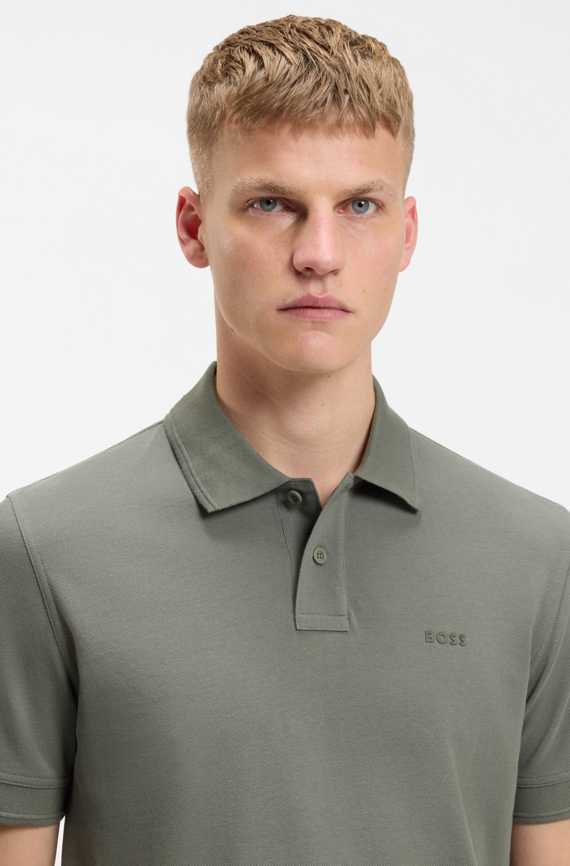BOSS ORANGE Poloshirt Prime Regular Fit Cotton Pique Polo aus 100% Baumwolle