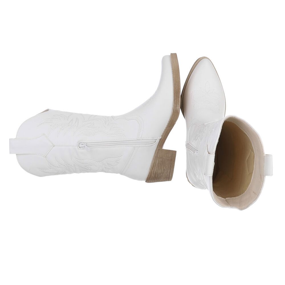 Ital-Design Eleganter Westernstiefel mit Stickerei für Damen Westernstiefel günstig online kaufen