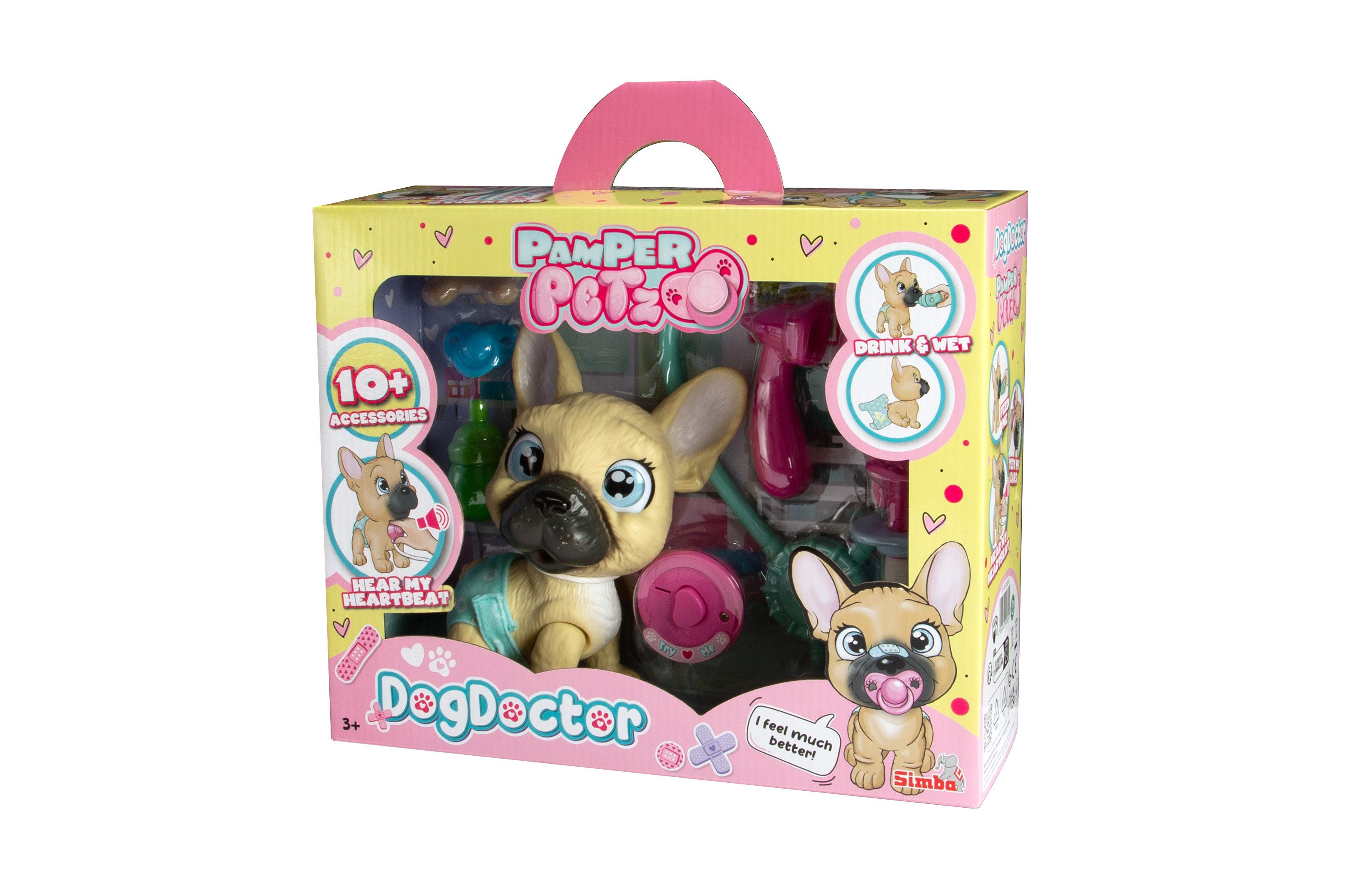Simba Dickie Spielfigur Pamper Petz Dog Doktor 17cm Touch Box – Bild 3 von 3