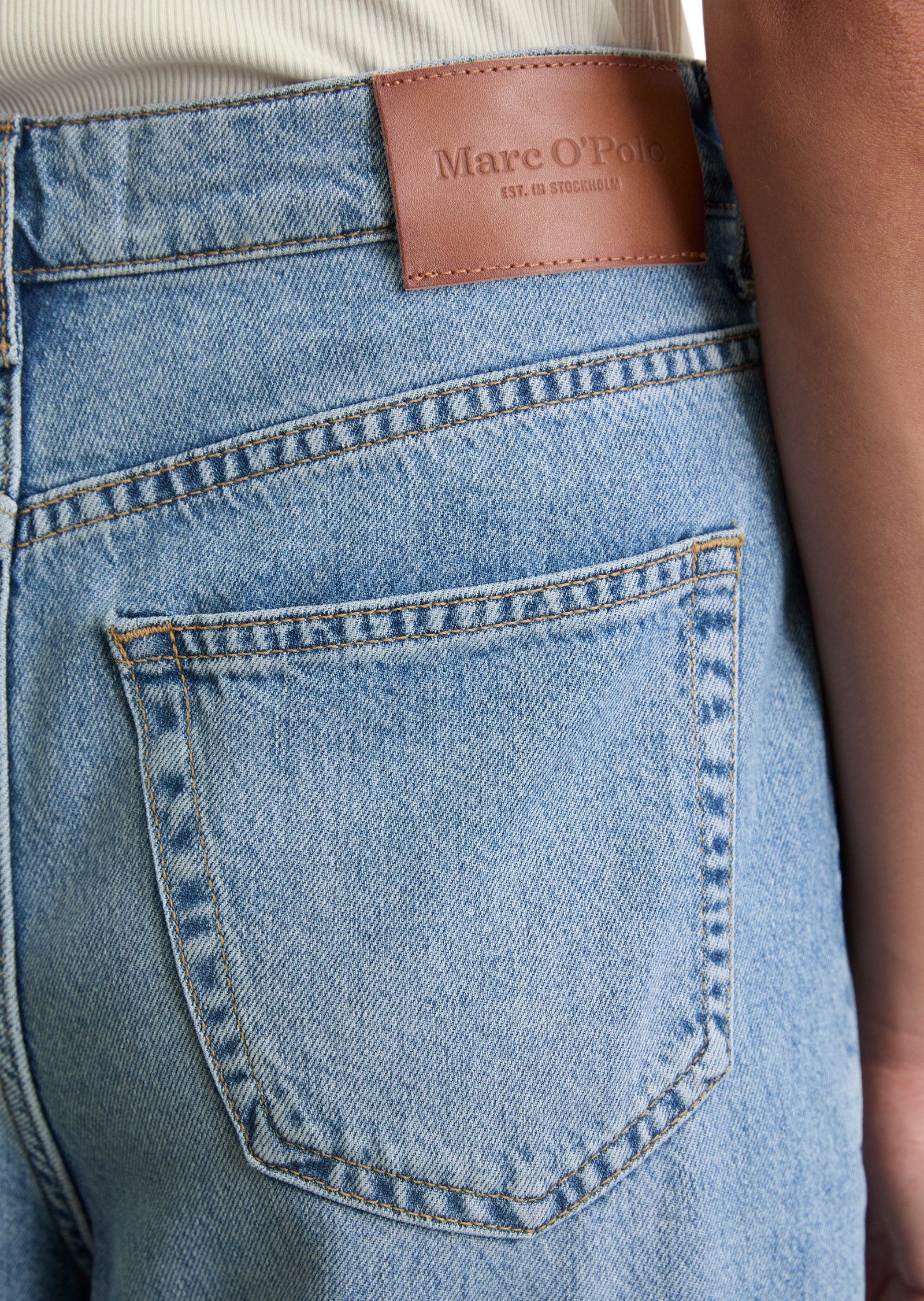 Marc O'Polo Weite Jeans High waist, Wide Fit, used washed